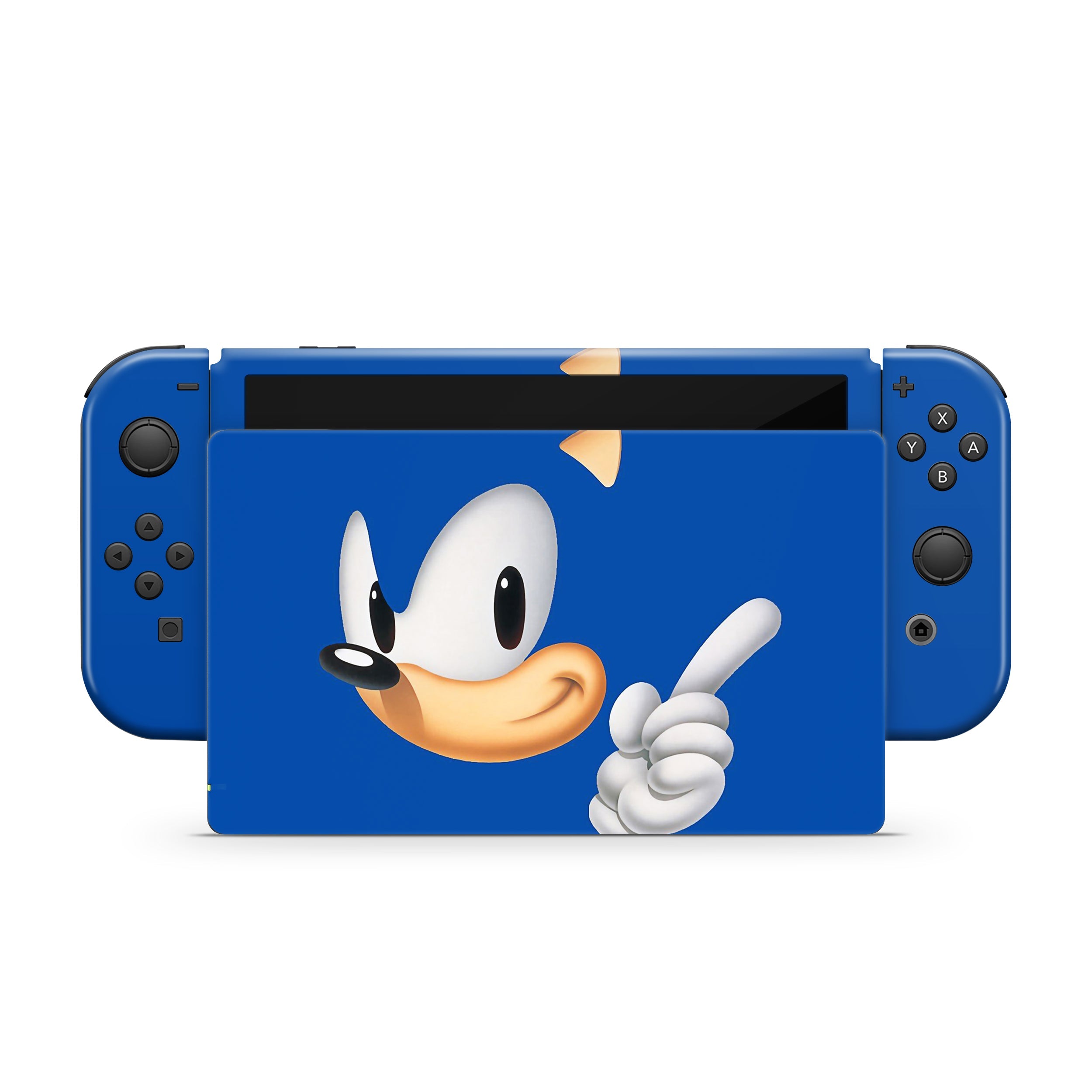 Blue Speedster Nintendo Switch OLED Skin