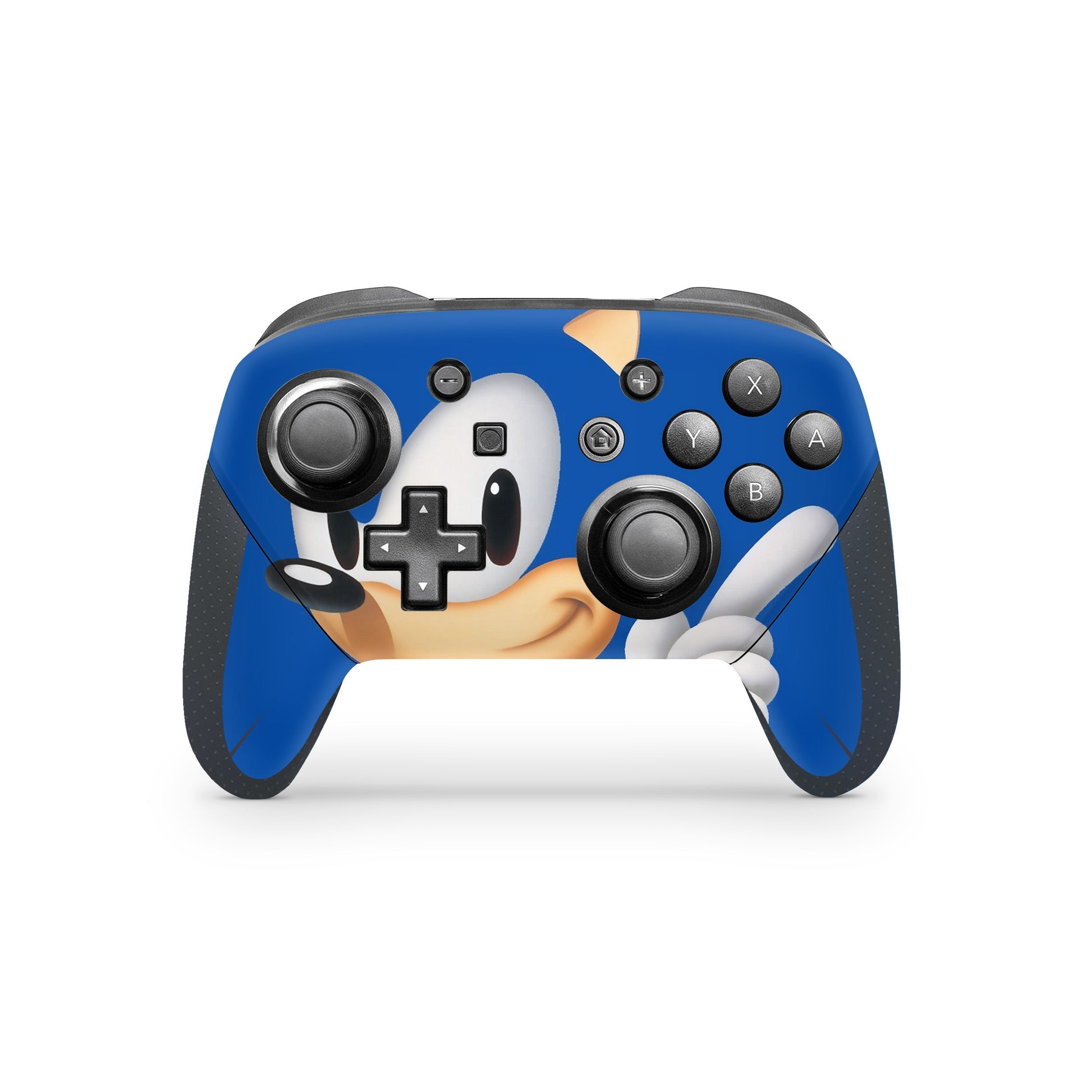 Blue Speedster Nintendo Switch Pro Controller Skin