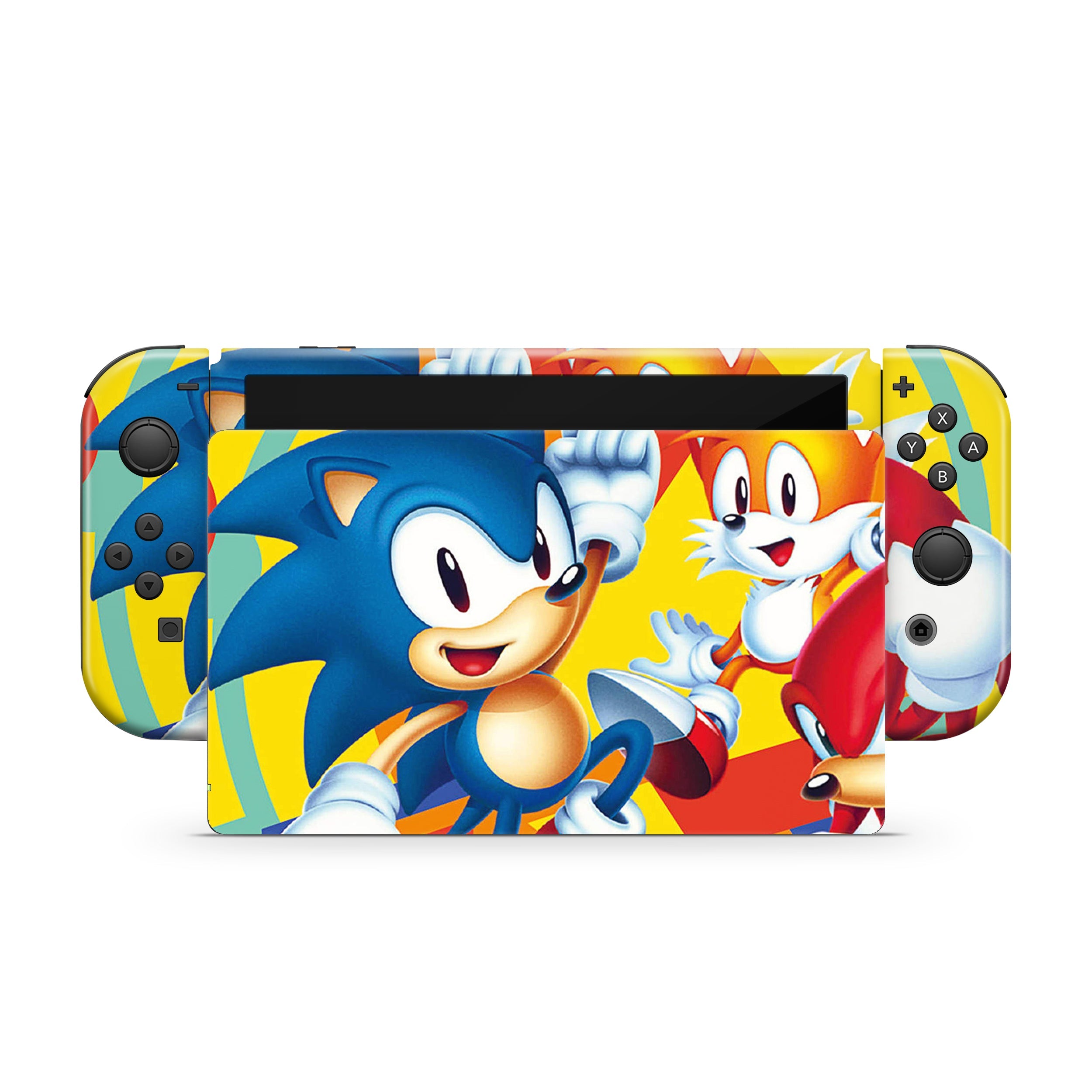 Blue Speedster Nintendo Switch OLED Skin