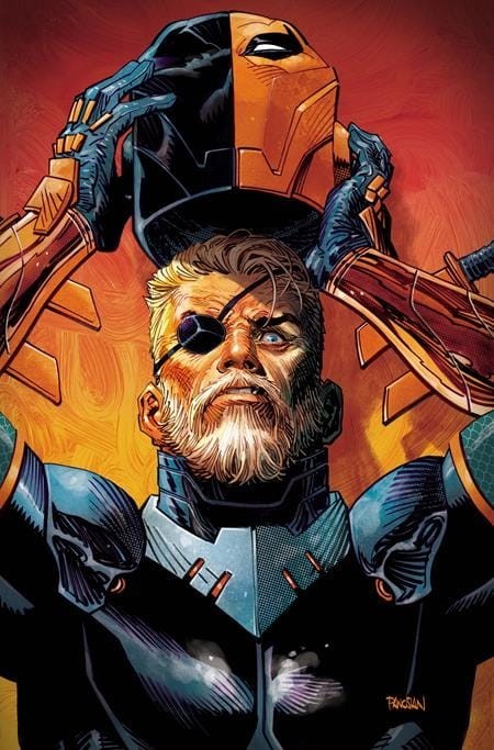 DEATHSTROKE THE TERMINATOR 1 🔥 CVR B DAN PANOSIAN CARD STOCK SIGNED TONY FLEECS