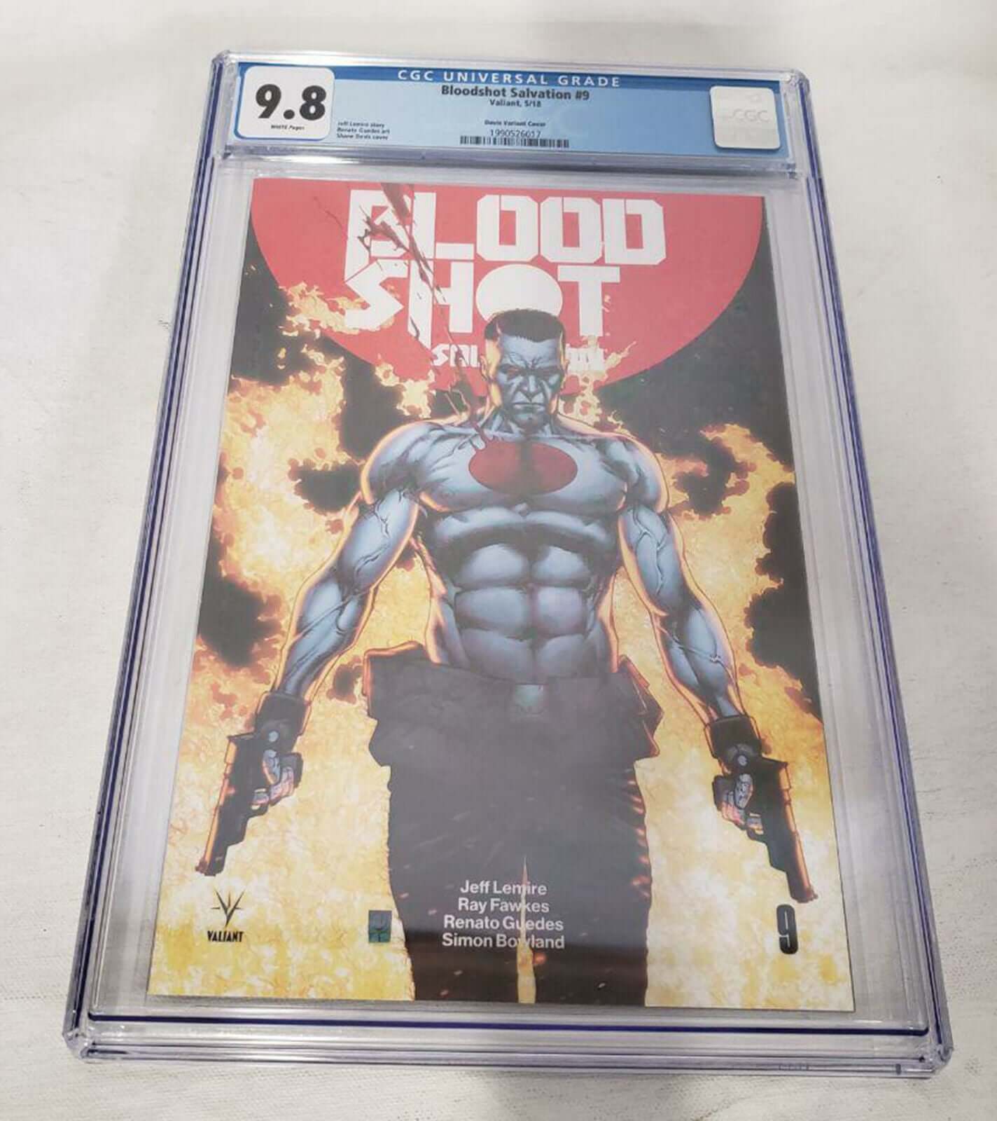Bloodshot Salvation 9 Valiant 2018 CGC 9.8 1:50 Shane Davis Variant