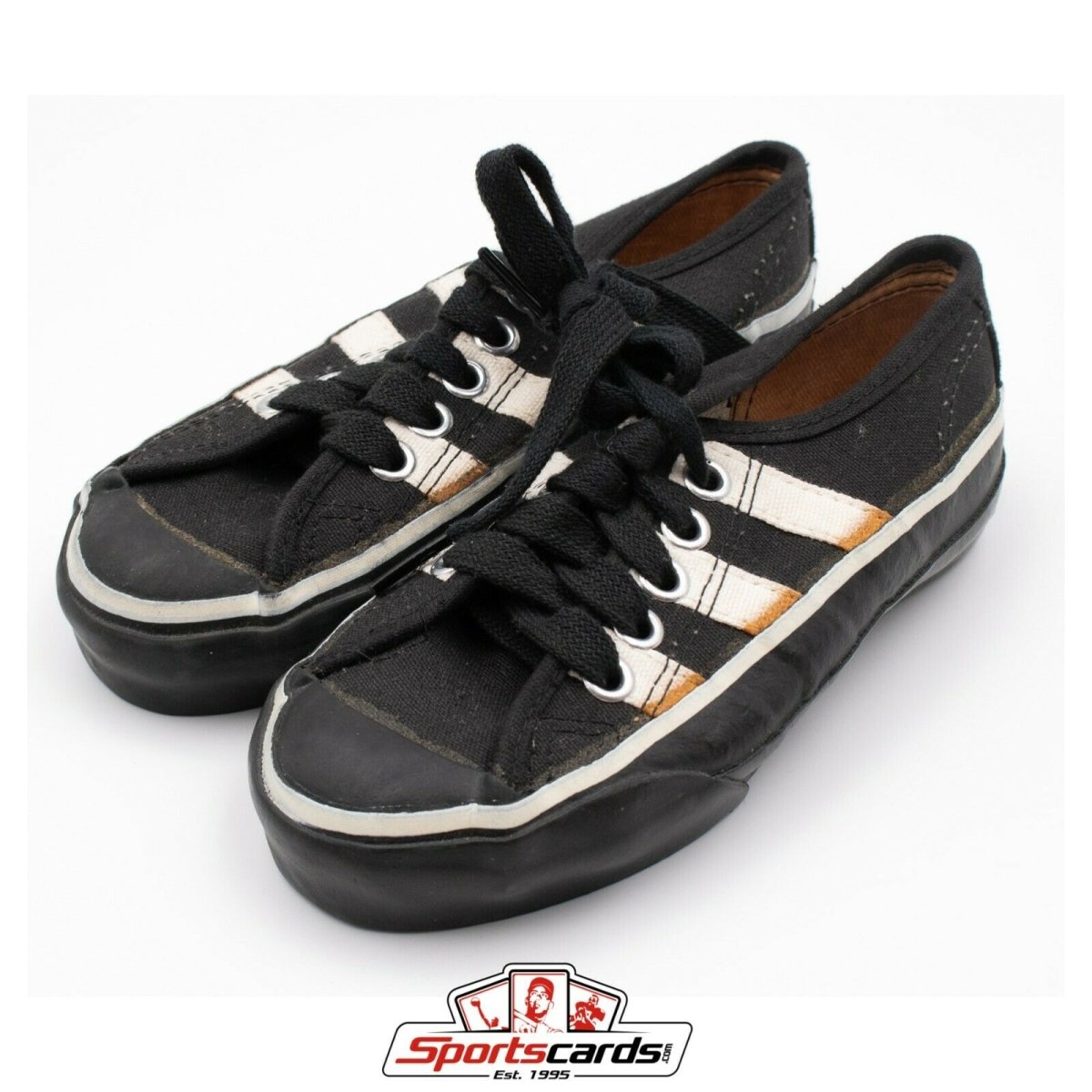 RARE 1960s Keds Allsport Shoes With Box Youth Black Size 10.5 M With Box YK 564