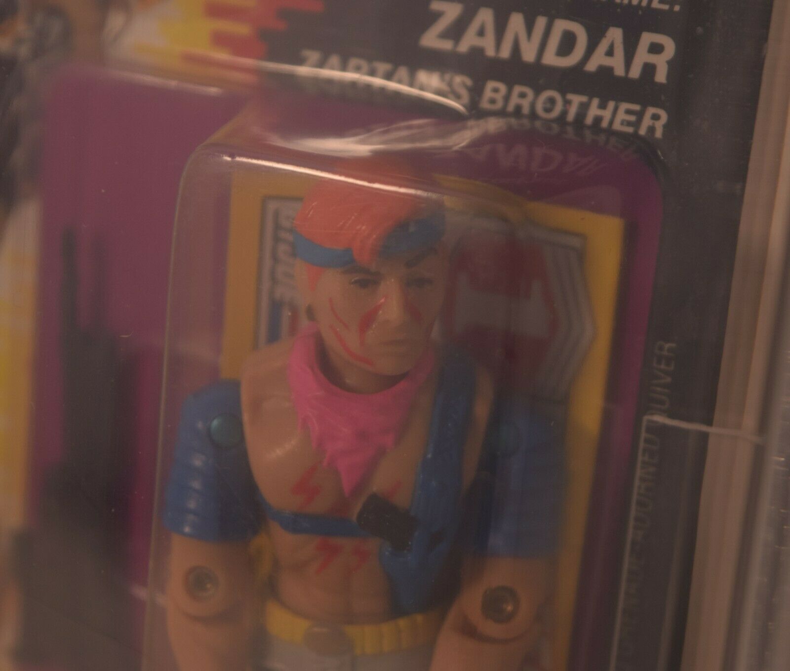 GI Joe ARAH Zandar Zartan Brother Action Figure Hasbro 1986 AFA 85