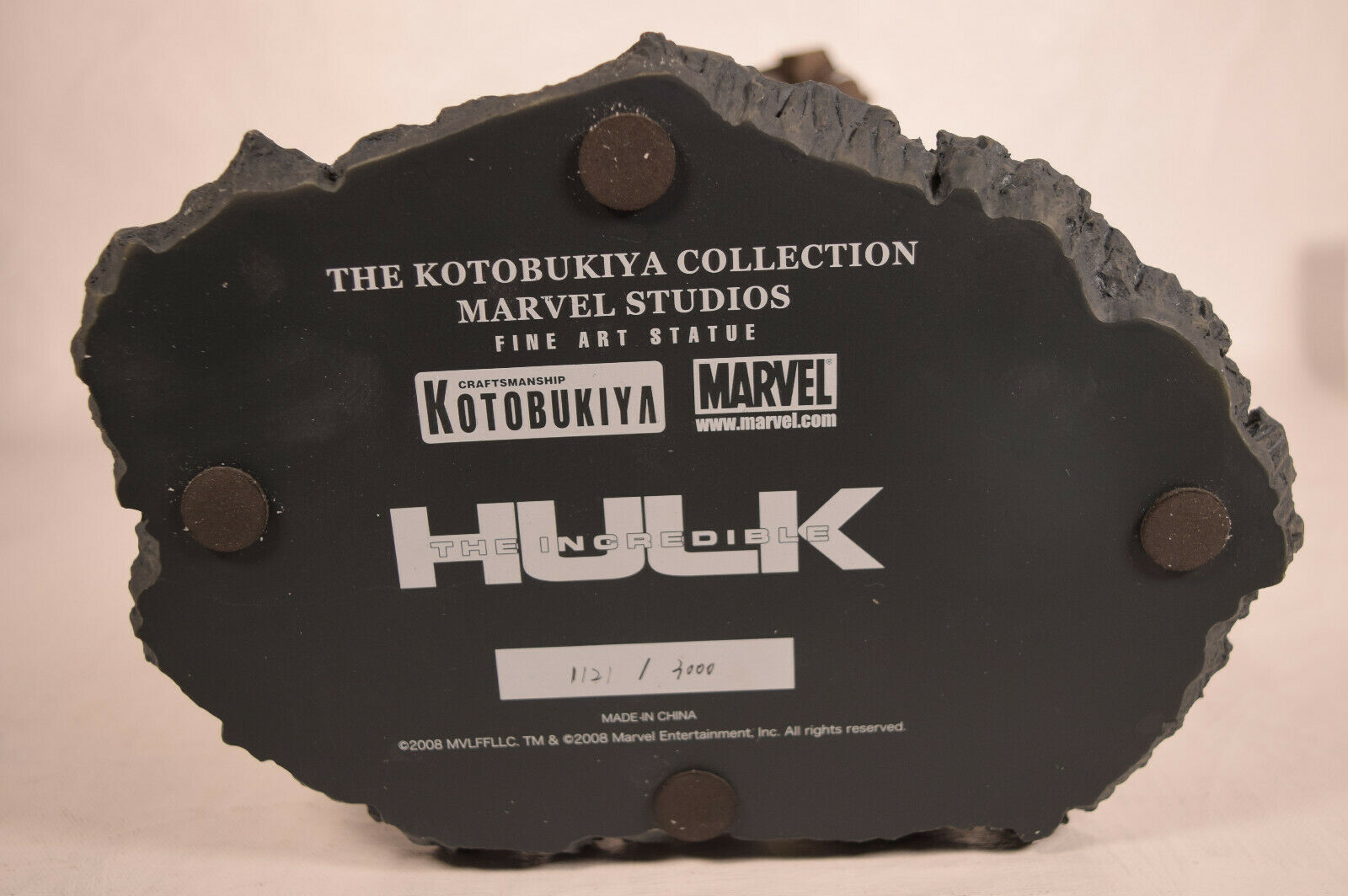 Kotobukiya The Incredible Hulk Marvel Movie Fine Art Statue Ltd 1121/3000 NIB