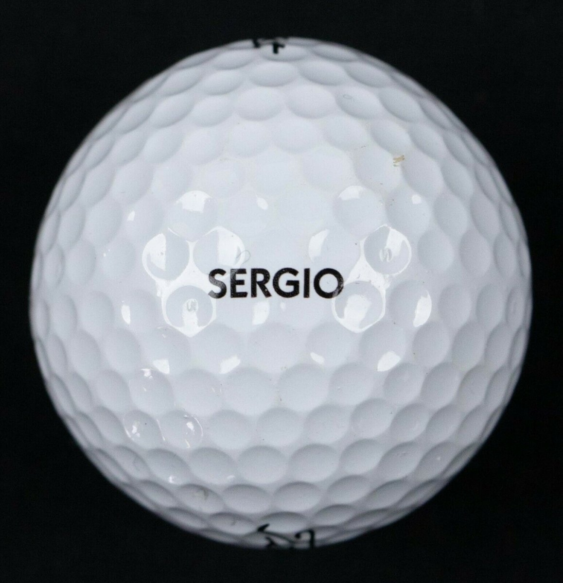 SERGIO GARCIA Golf Ball Player Used Ttileist