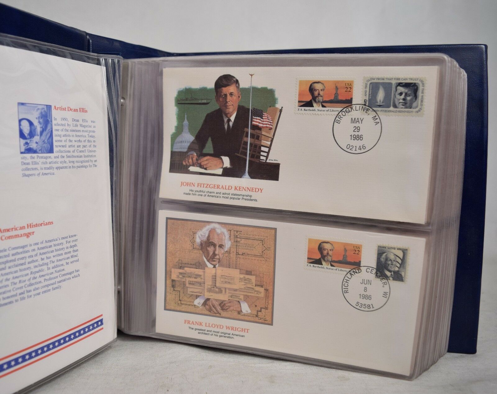Shapers Of America Stamp Collection 120 Envelopes 240 stamps