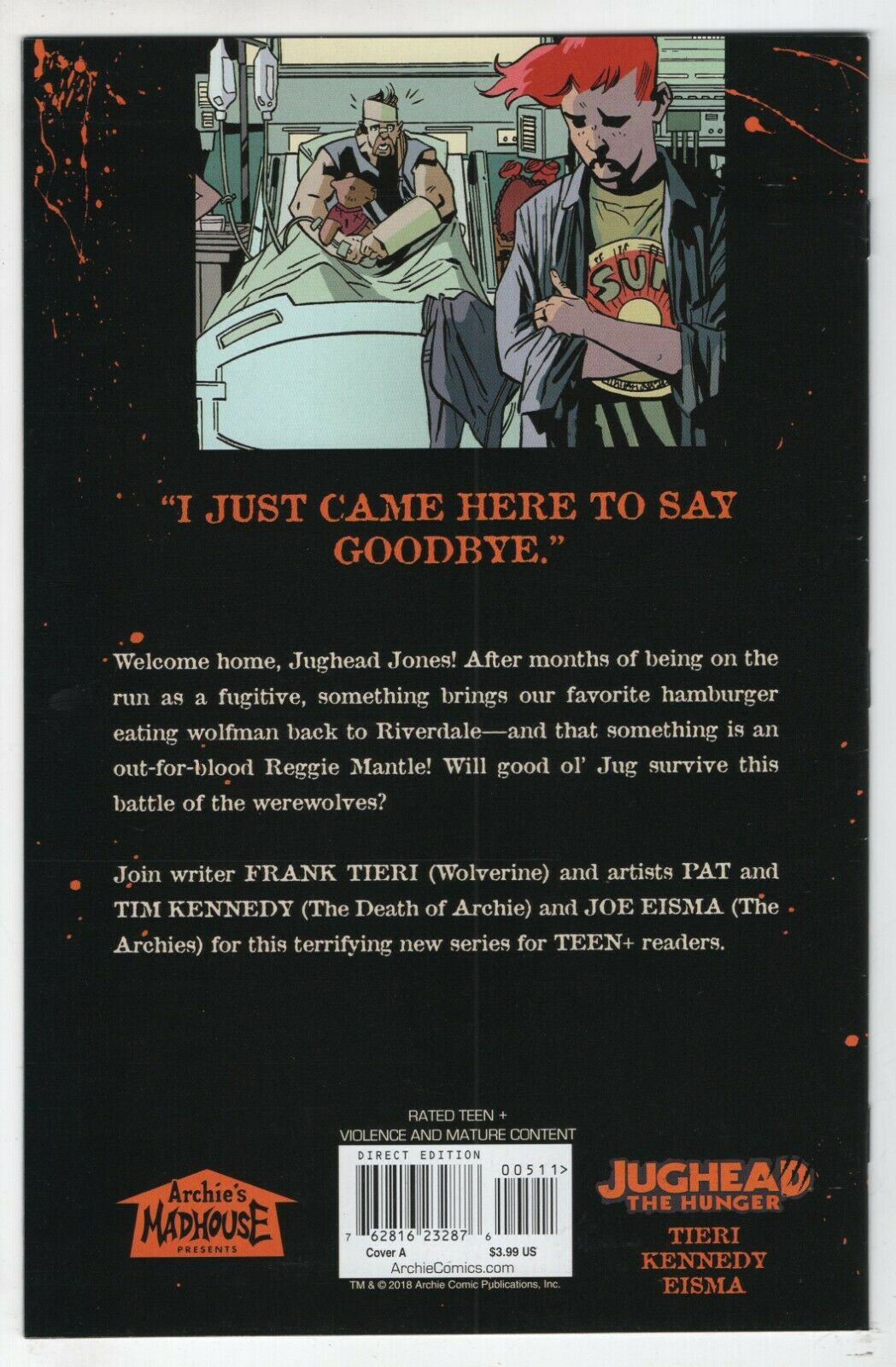Jughead The Hunger 5 A Archie 2018 NM Adam Gorham Werewolf