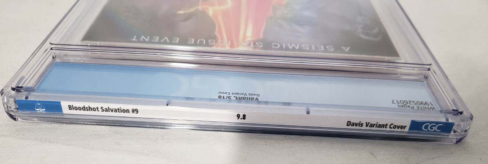 Bloodshot Salvation 9 Valiant 2018 CGC 9.8 1:50 Shane Davis Variant