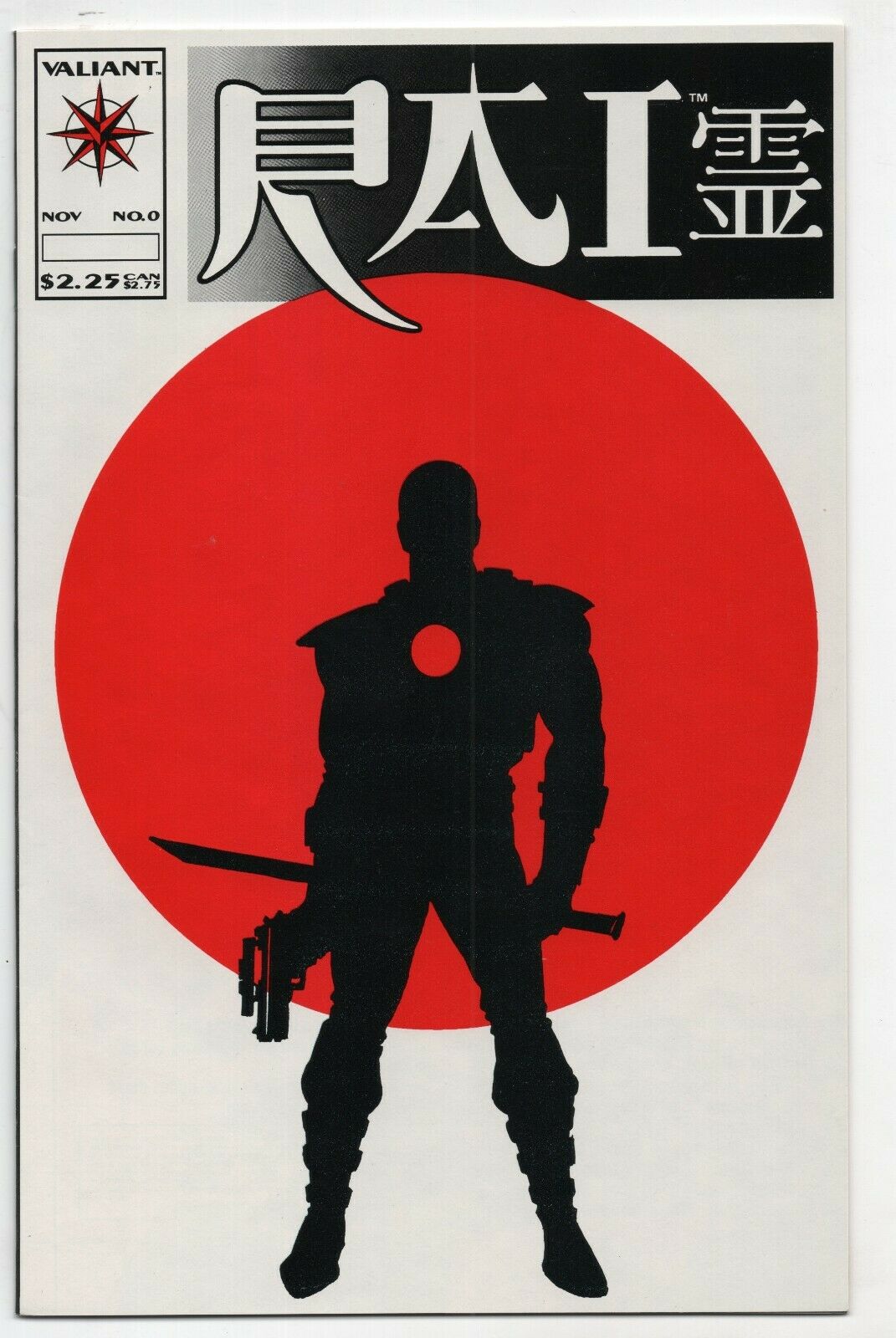 Rai 0 Valiant 1992 NM Matte 1st Bloodshot Bob Layton Jim Shooter