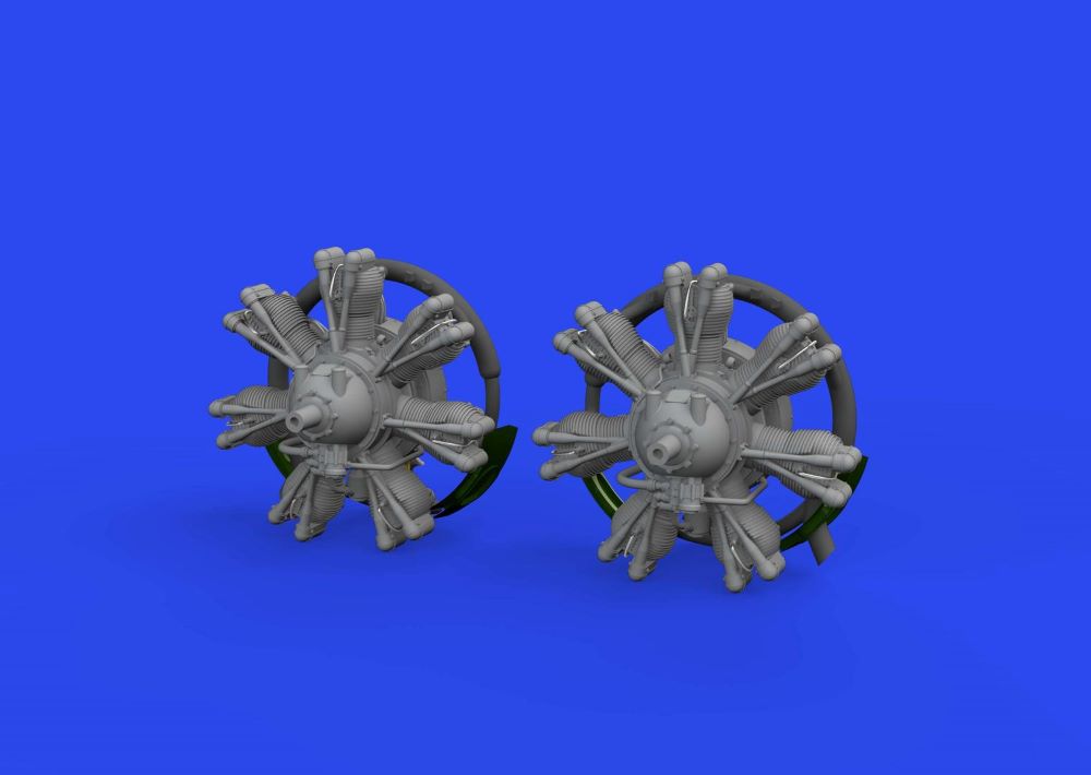 Eduard 648866 1/48 Aircraft- Anson Mk I Engine for ARX (Photo-Etch & Resin)