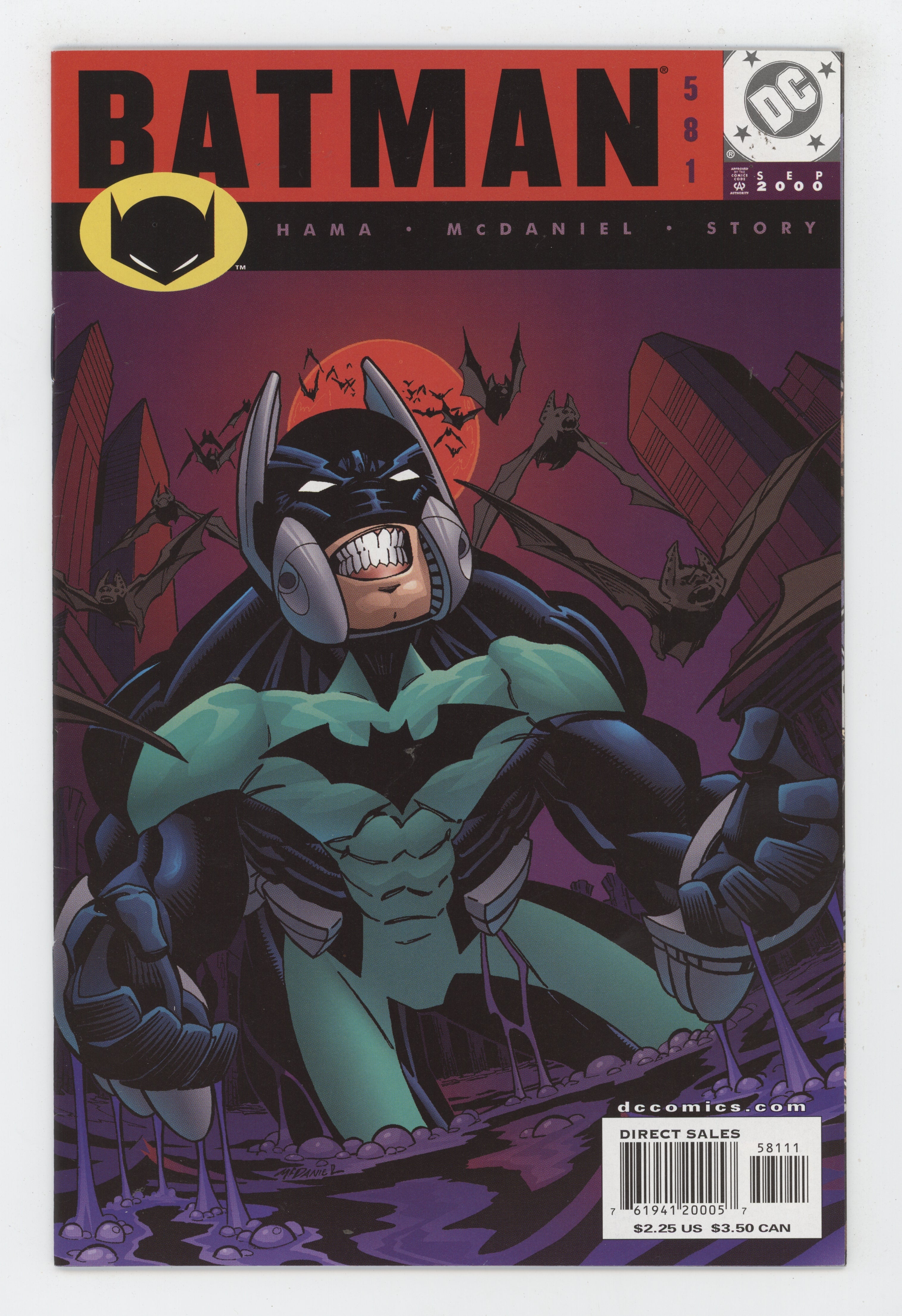 Batman 581 DC 2000 Scott McDaniel Larry Hama