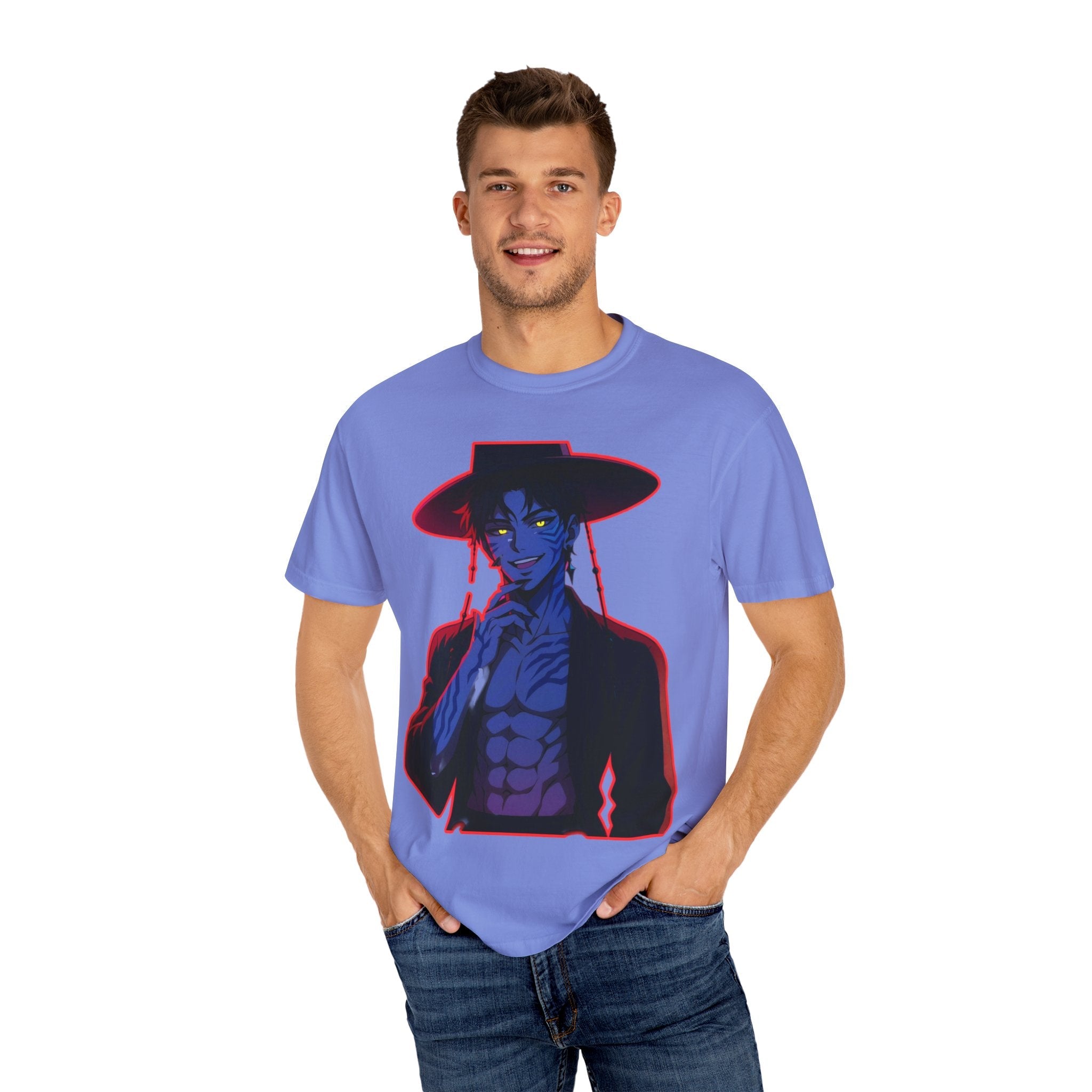 Kpop Anime-Inspired Unisex T-Shirt, Retro Anime Tee, Cool Graphic Shirt, Gift for Anime Lovers, Fashionable Streetwear