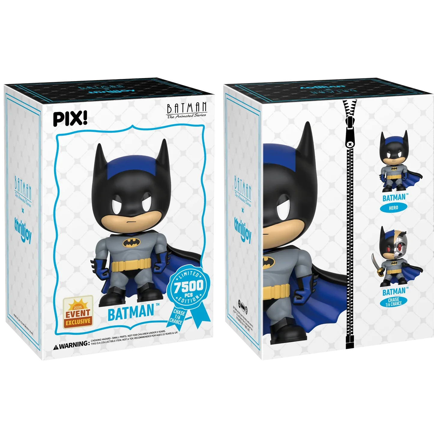 [Thrilljoy] [EXCLUSIVE] Batman the Animated Series - Batman LE7500 PIX Vinyl Figure (1 in 6 Chance at Chase)
