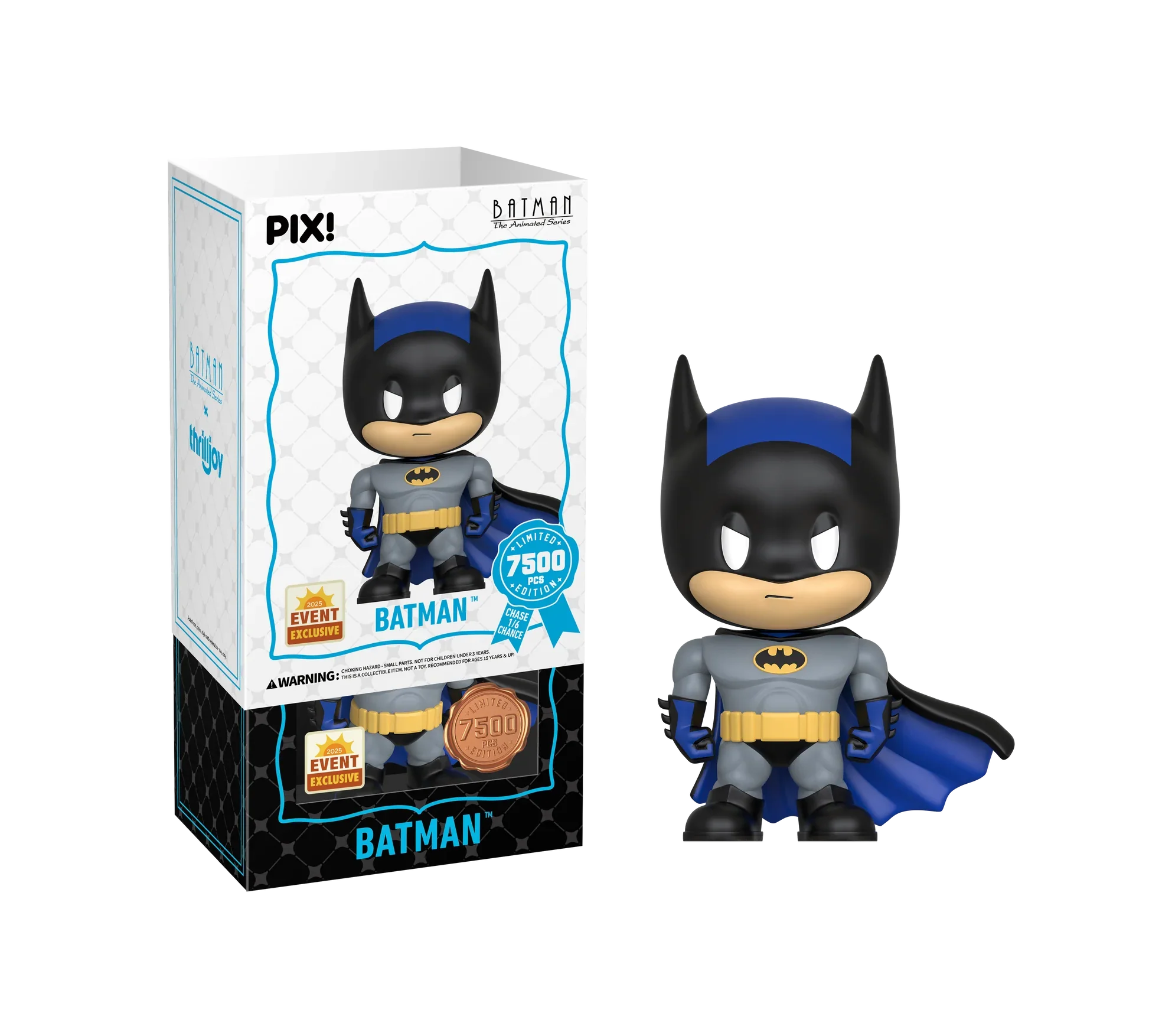[Thrilljoy] [EXCLUSIVE] Batman the Animated Series - Batman LE7500 PIX Vinyl Figure (1 in 6 Chance at Chase)