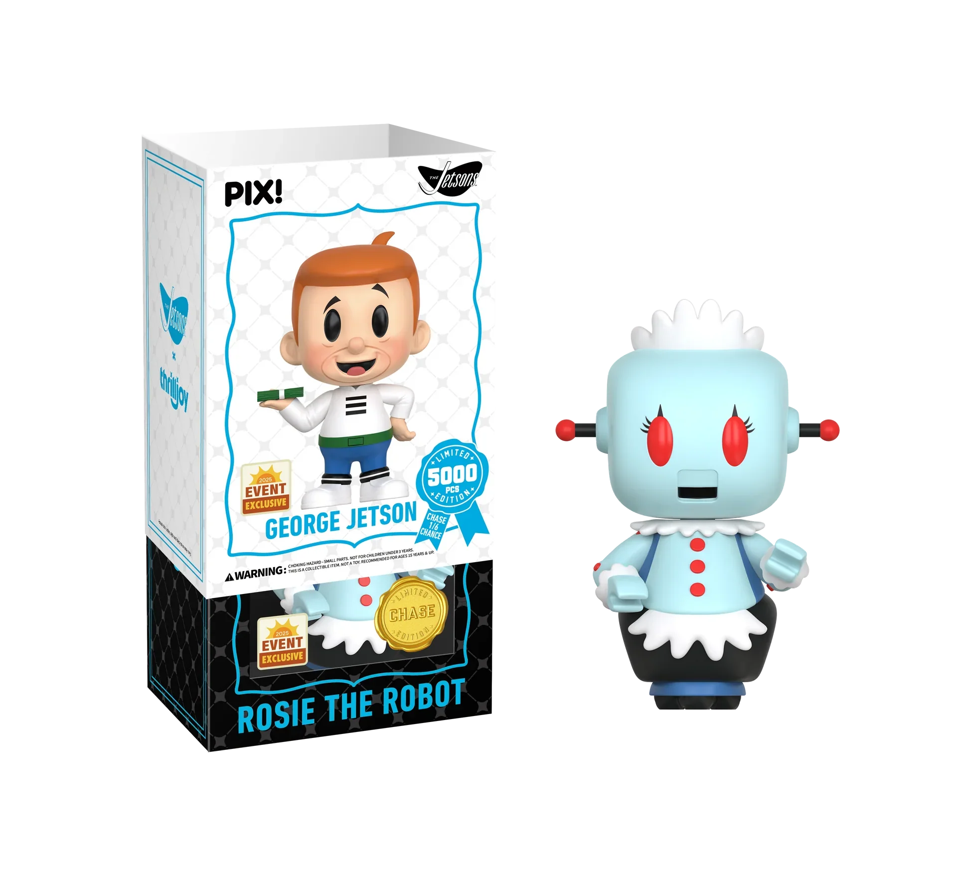 [Thrilljoy] [EXCLUSIVE] Hanna-Barbera's The Jetsons - George Jetson LE5000 PIX Vinyl Figure (1 in 6 Chance at Chase)