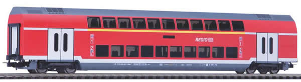 Piko 58804 HO Scale 1/87 Bi-Level Coach 1./2. Cl. DB Regio VI