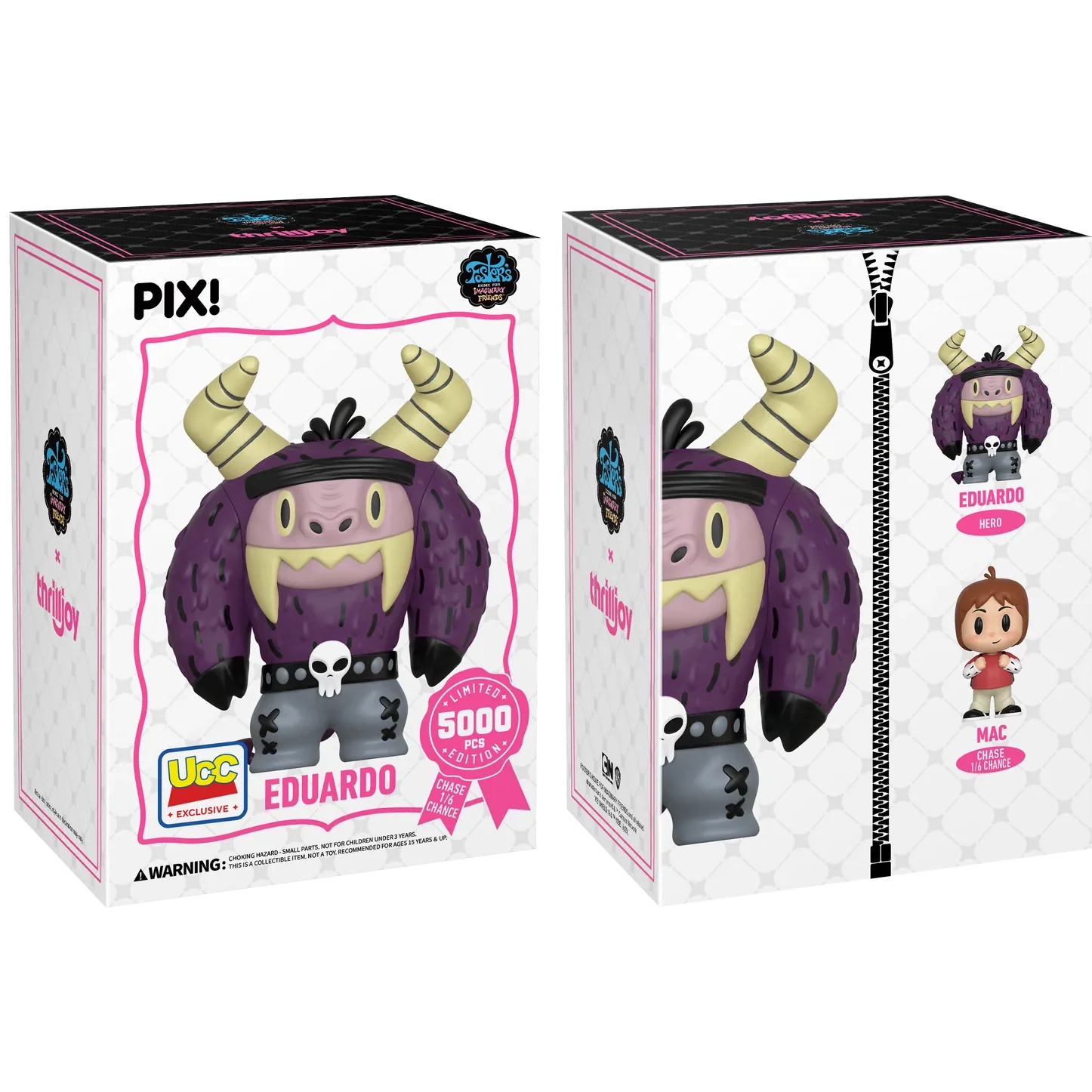 [Thrilljoy] [EXCLUSIVE] Foster's Home for Imaginary Friends - Eduardo LE5000 PIX Vinyl Figure (1 in 6 Chance at Chase)