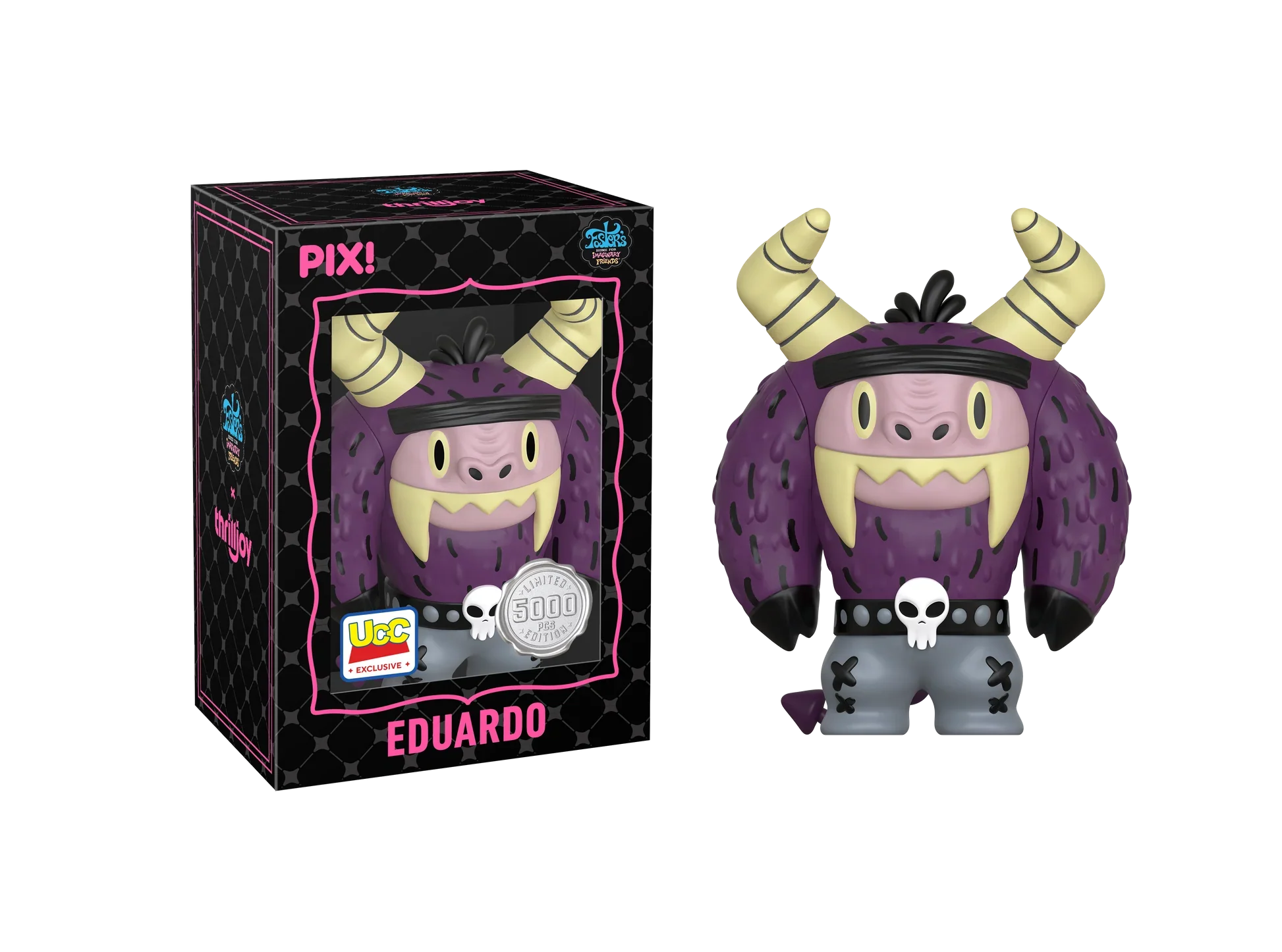 [Thrilljoy] [EXCLUSIVE] Foster's Home for Imaginary Friends - Eduardo LE5000 PIX Vinyl Figure (1 in 6 Chance at Chase)