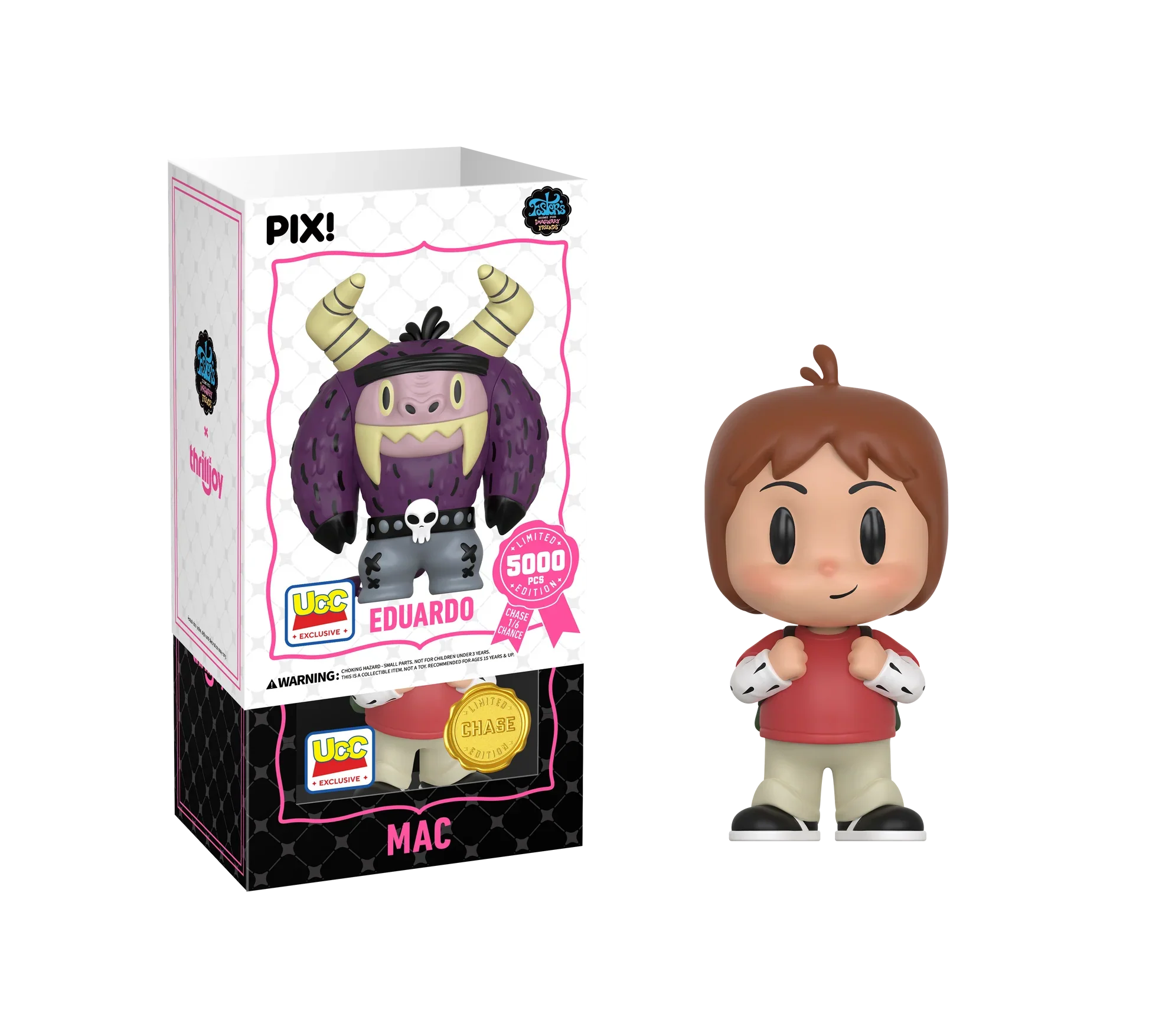 [Thrilljoy] [EXCLUSIVE] Foster's Home for Imaginary Friends - Eduardo LE5000 PIX Vinyl Figure (1 in 6 Chance at Chase)