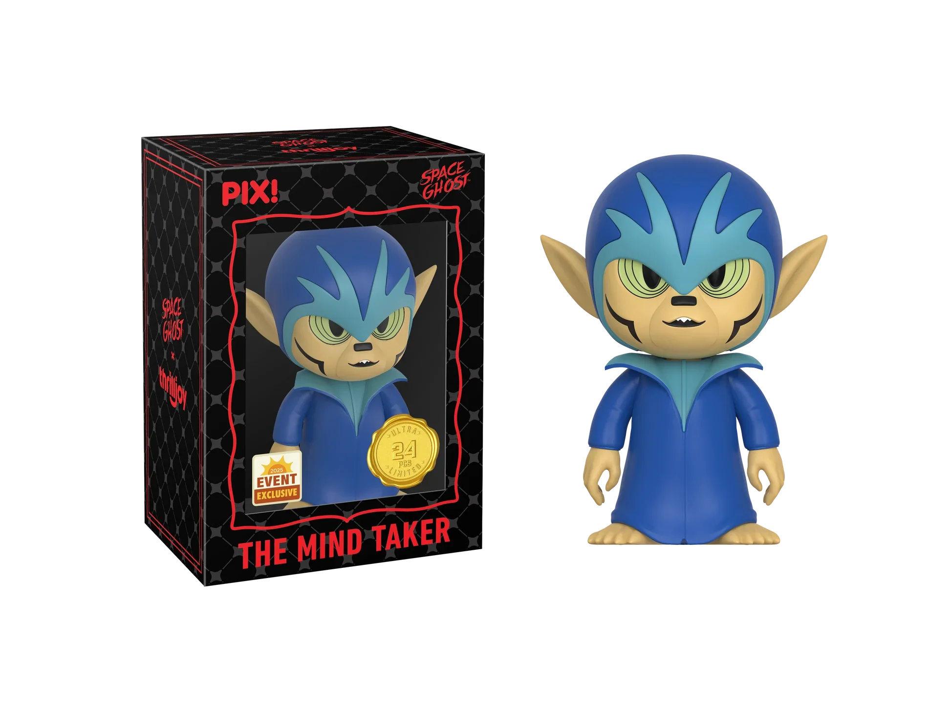 [Thrilljoy] [EXCLUSIVE] Space Ghost - Space Ghost LE6000 PIX Vinyl Figure (1 in 6 Chance at Chase)