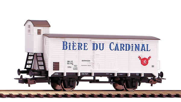 Piko 58929 HO Scale 1/87 G02 Boxcar Cardinal Beer SBB III