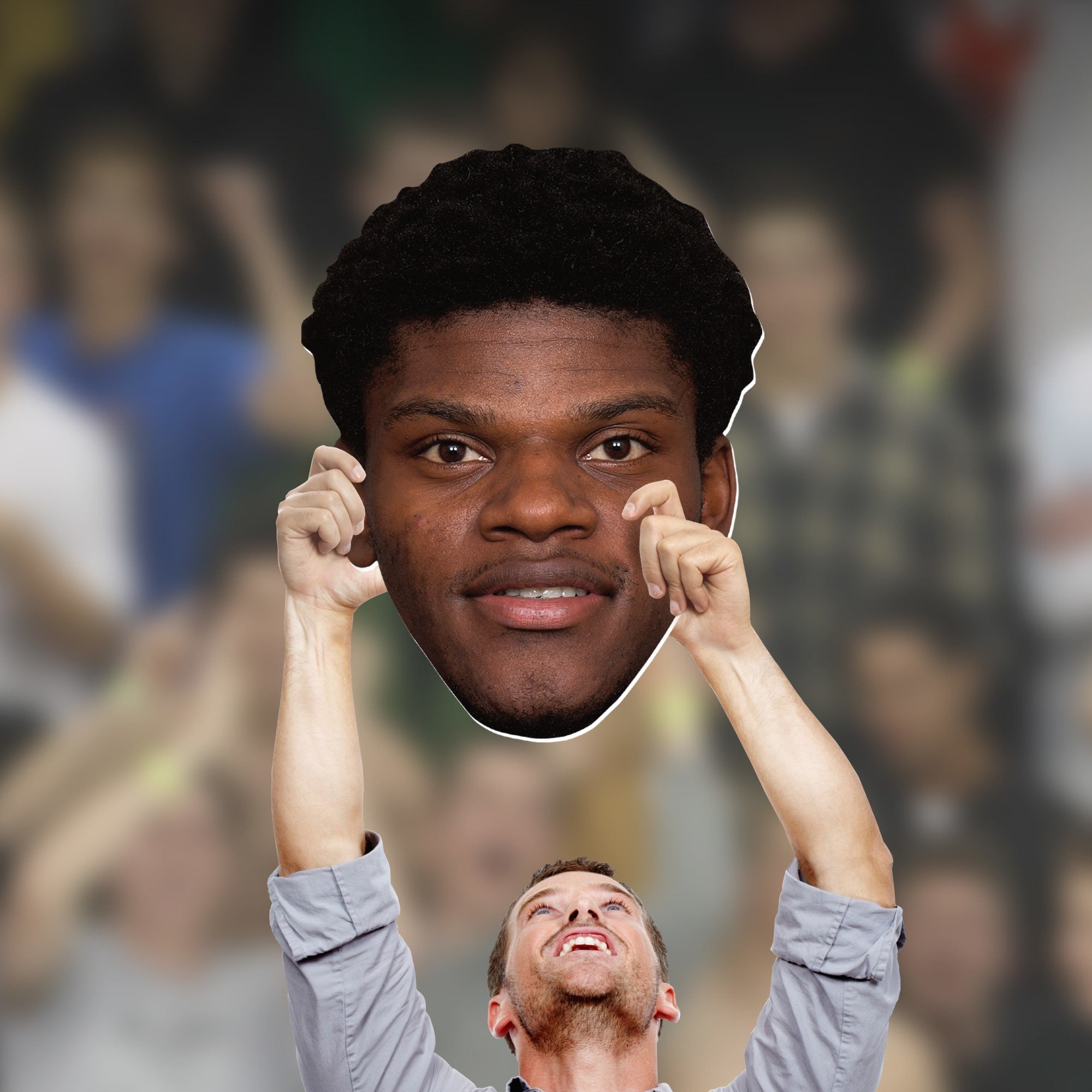 Lamar Jackson - Big Head - Official NFL - Baltimore Ravens - Foam Core Cutout