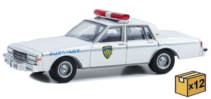Greenlight 42774-CASE 1/64 Scale Nypd Auxiliary - 1989 Chevrolet Caprice