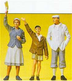 Preiser 45084 G Scale Pedestrians -- Waving People