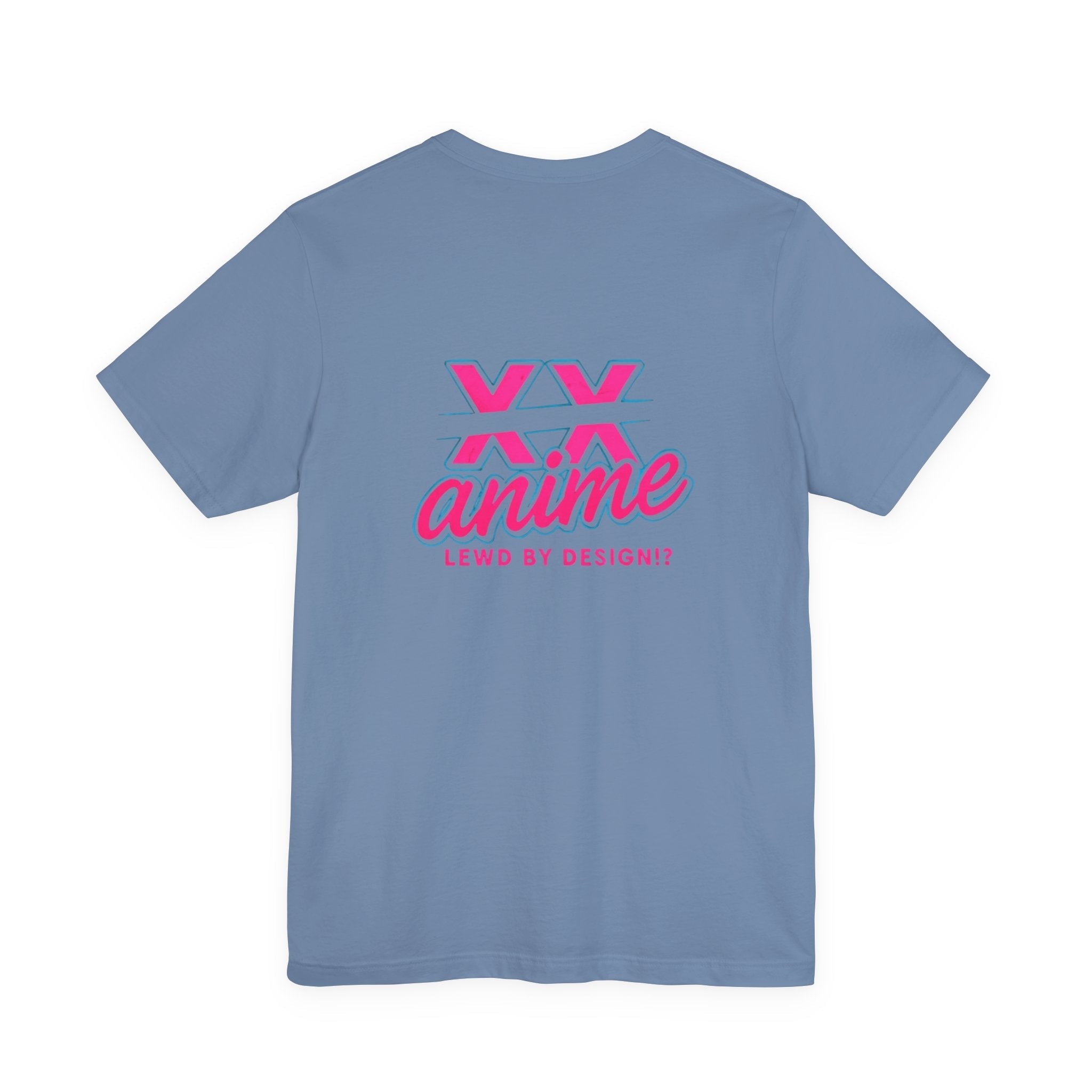Lewd Anime-Themed Unisex Tee for Fans, Cute Graphic T-Shirt, Comfortable Everyday Wear, Perfect Gift for Anime Lovers, Stylish Casual Top