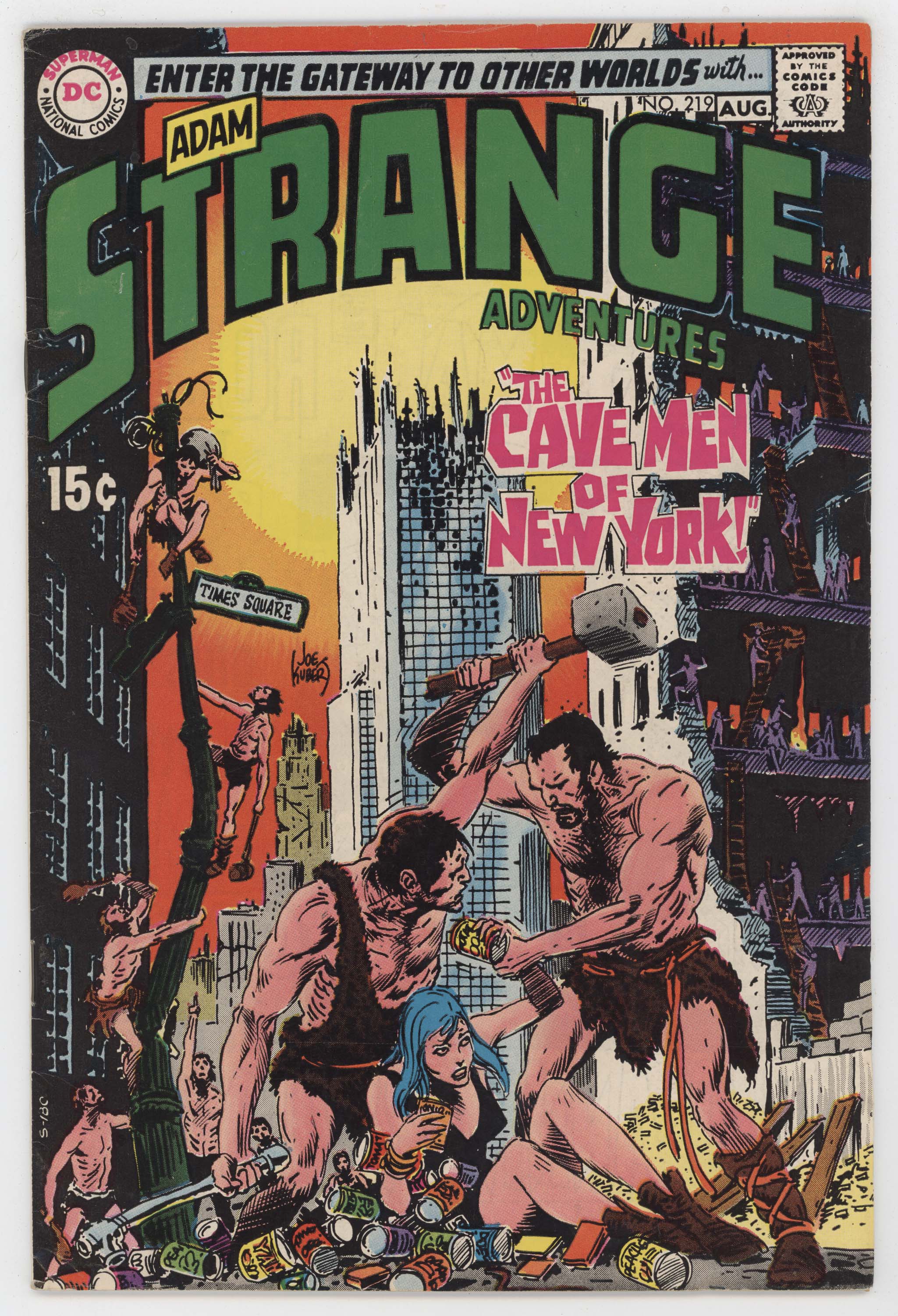 Strange Adventures 219 DC 1969 FN VF Joe Kubert Mystery In Space 28 53 123