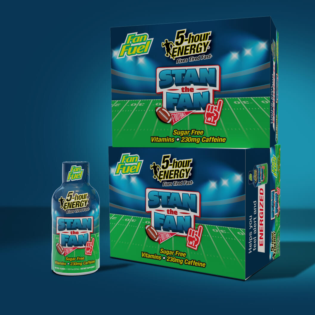 24 Pack 5-hour ENERGY Extra Strength Shots, Fan Fuel Flavor, 1.93 Fl Oz