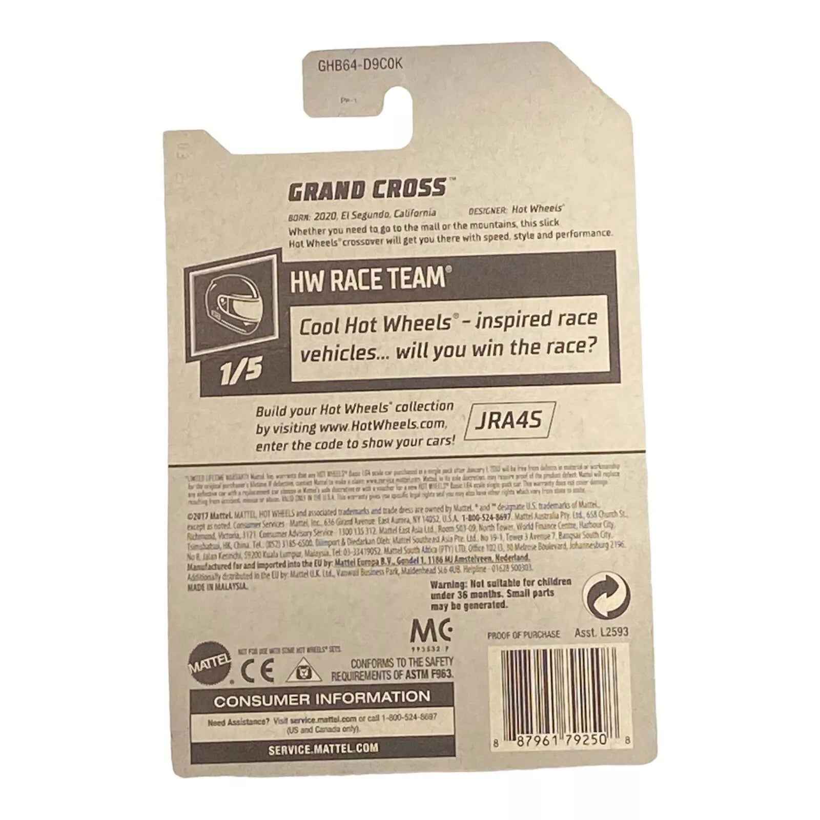 Hot Wheels Grand Cross - Race Team Series 1/5