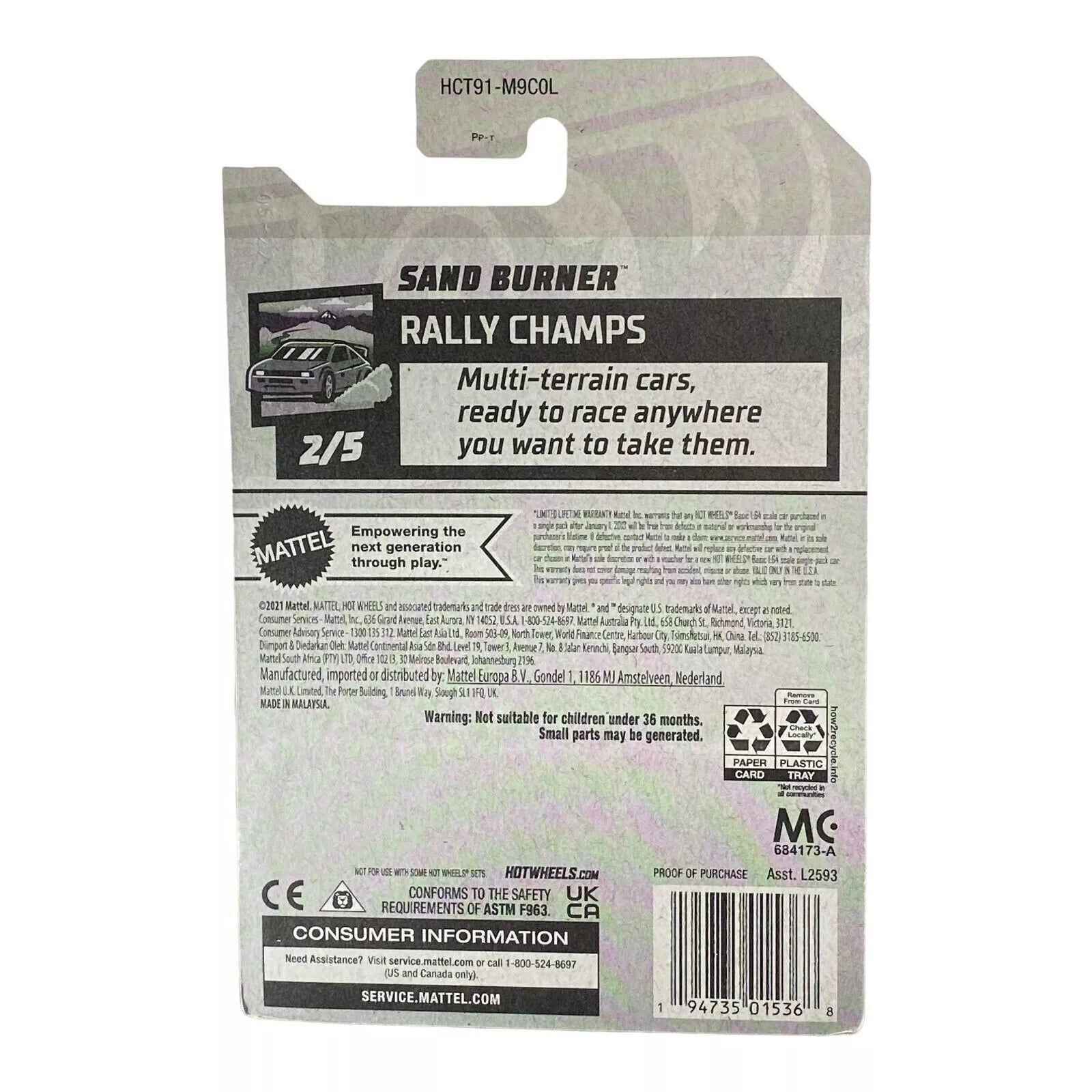 Hot Wheels Sand Burner - Rally Champs Series 2/5