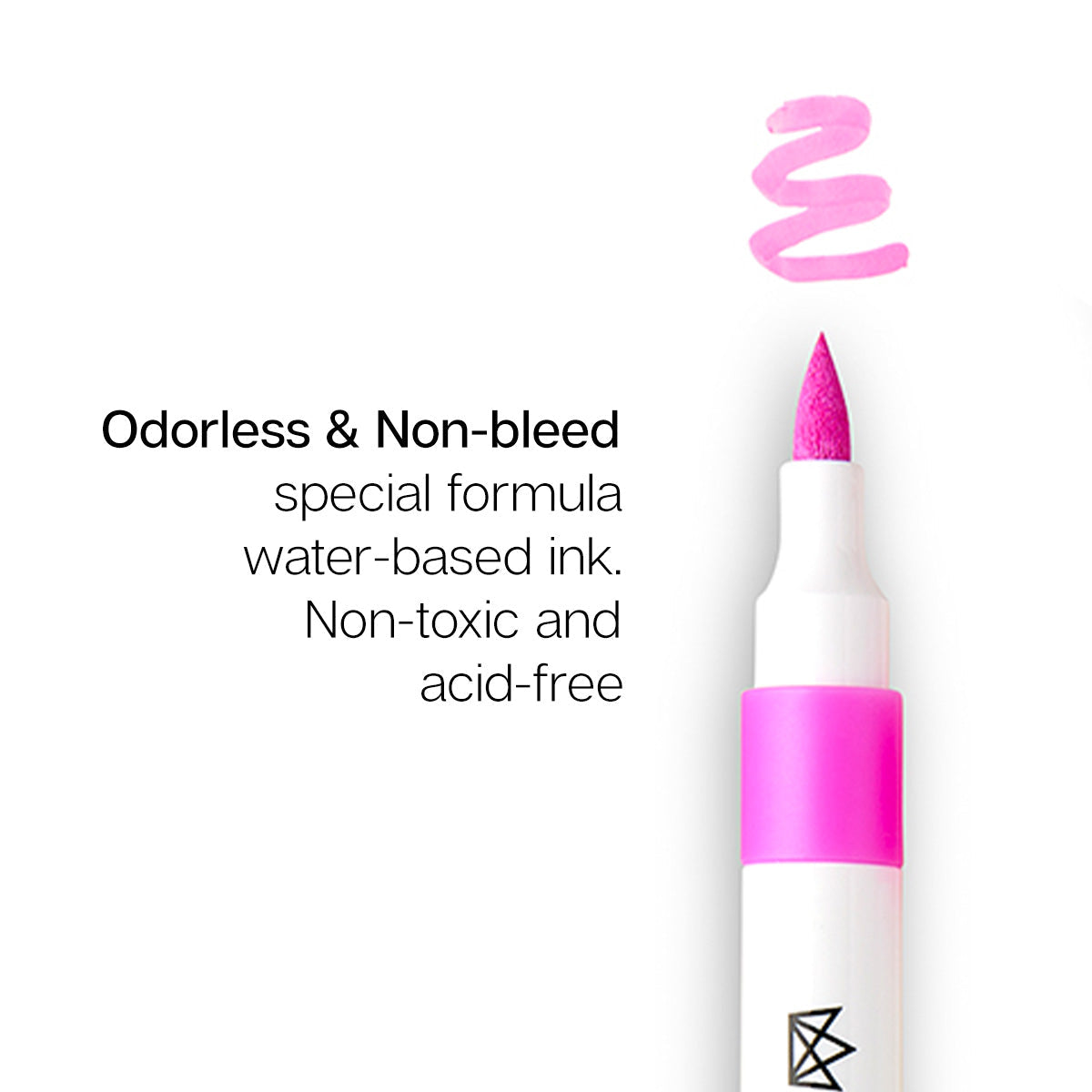 Acrylic Brush Tip Markers 24 Colors