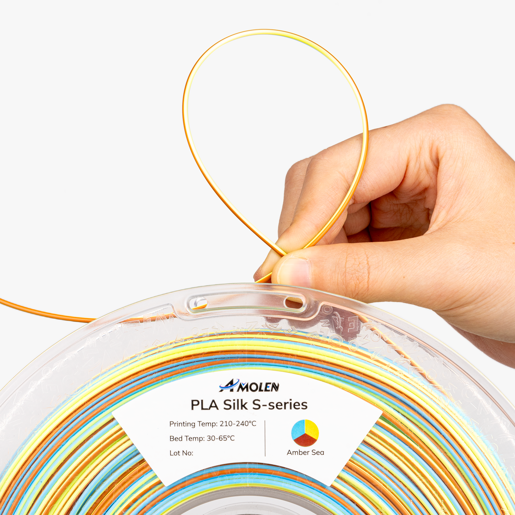 PLA Silk S-Series Filament 1.75mm, 1KG/2.2LB