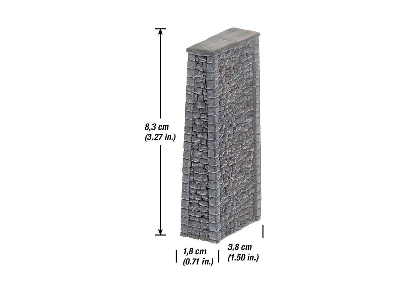 Noch 34861 N Scale Quarrystone Viaduct Bridge Piers