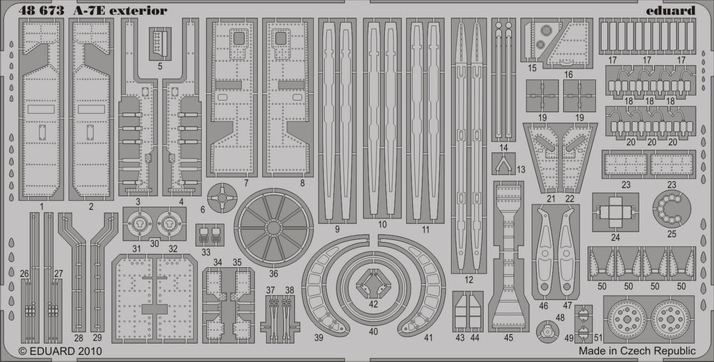 Eduard 48673 1/48 Aircraft- A7E Exterior for HBO