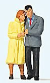Preiser 28193 HO Scale Couple -- pkg(2)