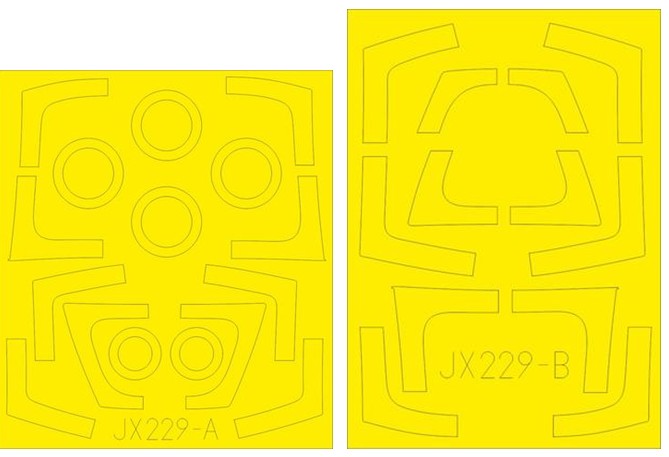 Eduard JX229 1/32 Mask Aircraft- F5F TFace for KTY