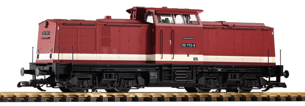 PIKO 37568 G Scale DR IV BR110 Diesel Wine Red