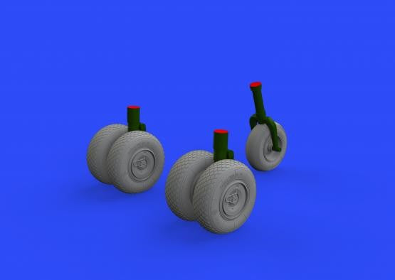 Eduard 648328 1/48 Aircraft- He219 Wheels for TAM (Resin)