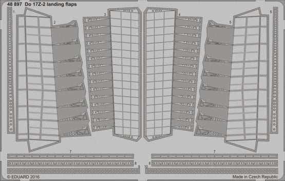 Eduard 48897 1/48 Aircraft- Do17Z2 Landing Flaps for ICM