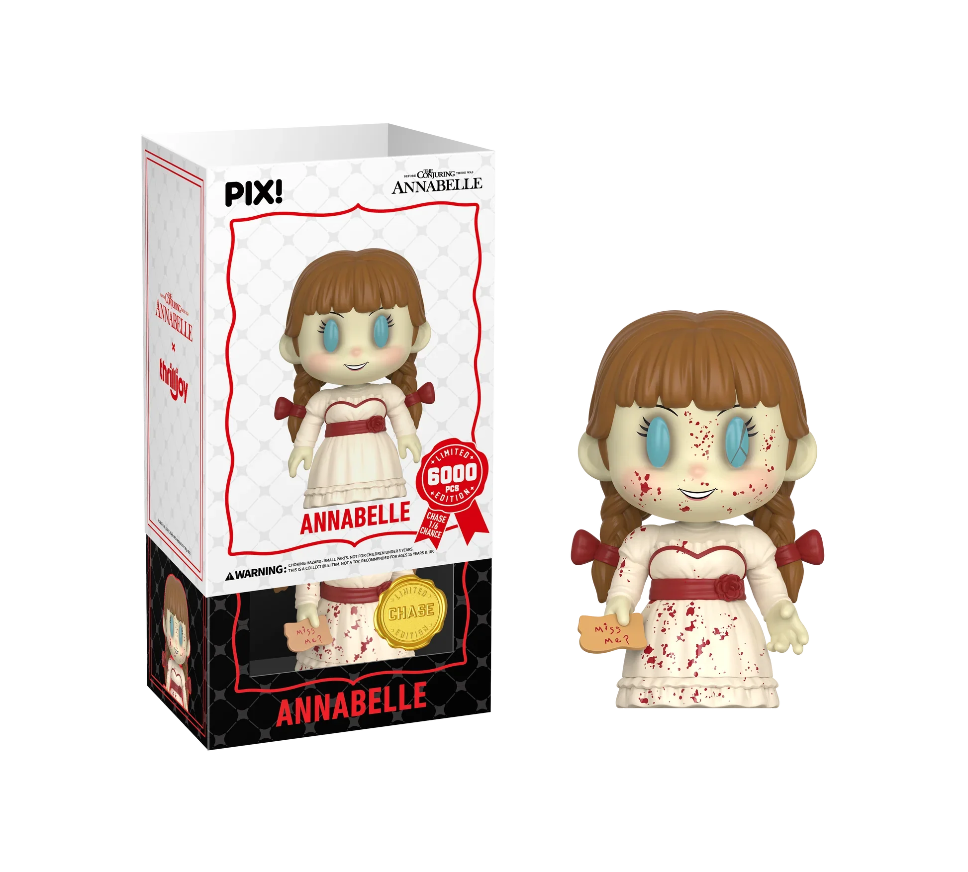 [Thrilljoy] The Conjuring - Annabelle LE6000 PIX Vinyl Figure (1 in 6 Chance at Chase)