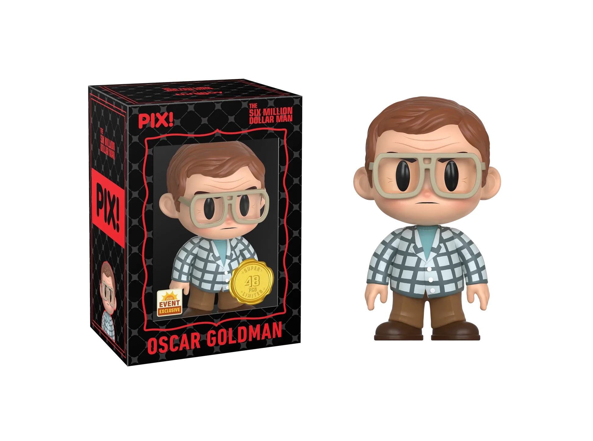 [Thrilljoy] [EXCLUSIVE] The Six Million Dollar Man - Steve Austin LE5000 PIX Vinyl Figure (1 in 6 Chance at Chase)