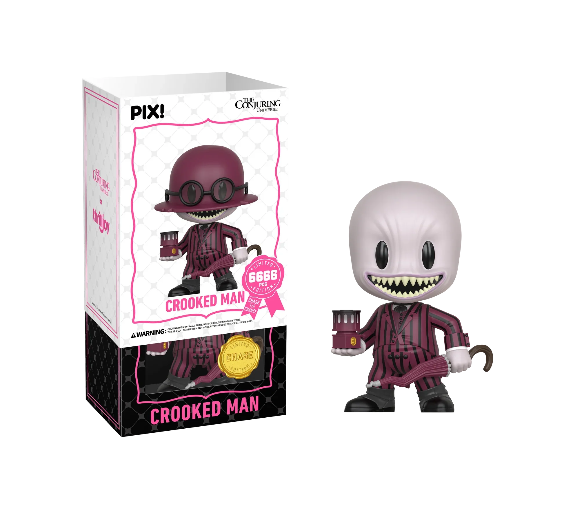 [Thrilljoy] The Conjuring Universe - The Crooked Man LE6666 PIX Vinyl Figure (1 in 6 Chance at Chase)