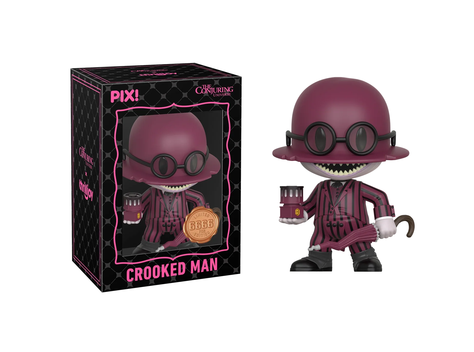 [Thrilljoy] The Conjuring Universe - The Crooked Man LE6666 PIX Vinyl Figure (1 in 6 Chance at Chase)