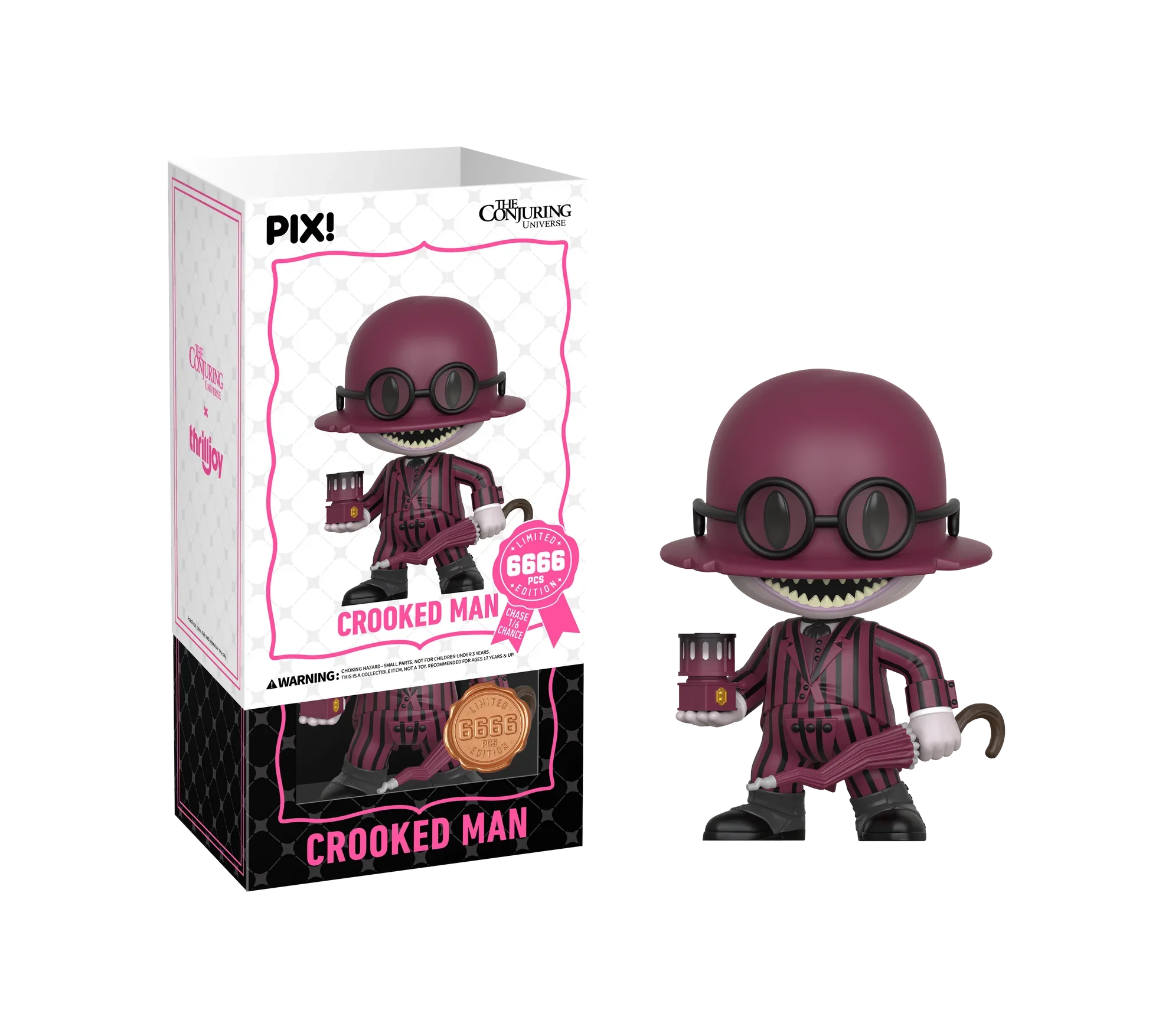 [Thrilljoy] The Conjuring Universe - The Crooked Man LE6666 PIX Vinyl Figure (1 in 6 Chance at Chase)