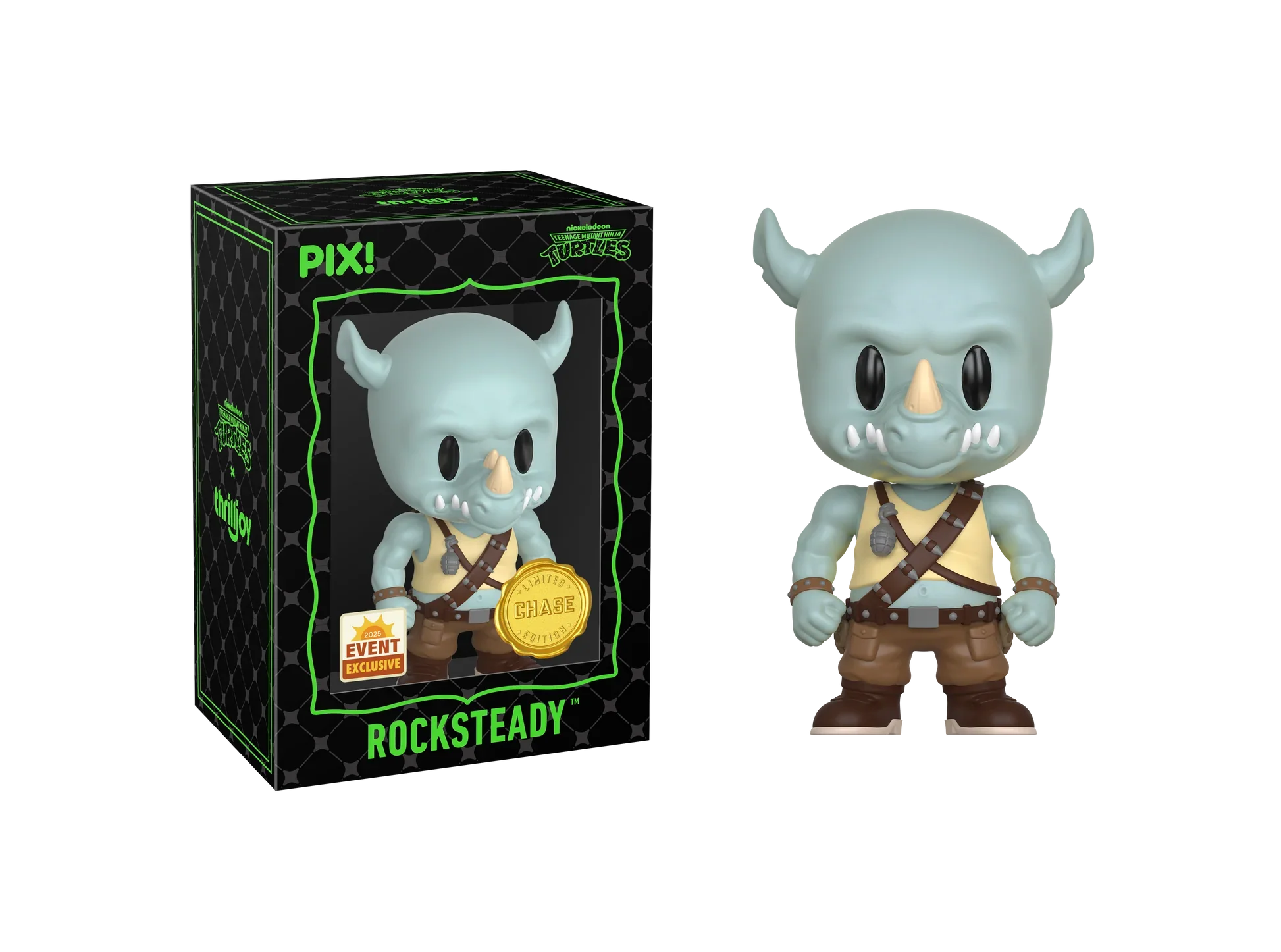 [Thrilljoy] [EXCLUSIVE] TMNT Teenage Mutant Ninja Turtles - Bebop LE6000 PIX Vinyl Figure (1 in 6 Chance at Chase)