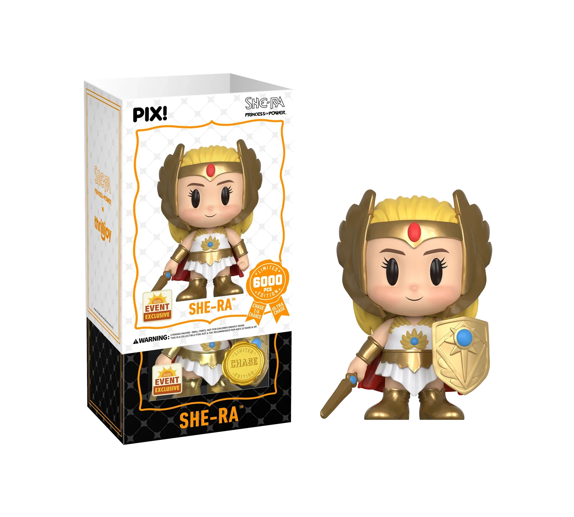 [Thrilljoy] [EXCLUSIVE] She-Ra and the Princess of Power - She-Ra LE6000 PIX Vinyl Figure (1 in 6 Chance at Chase)
