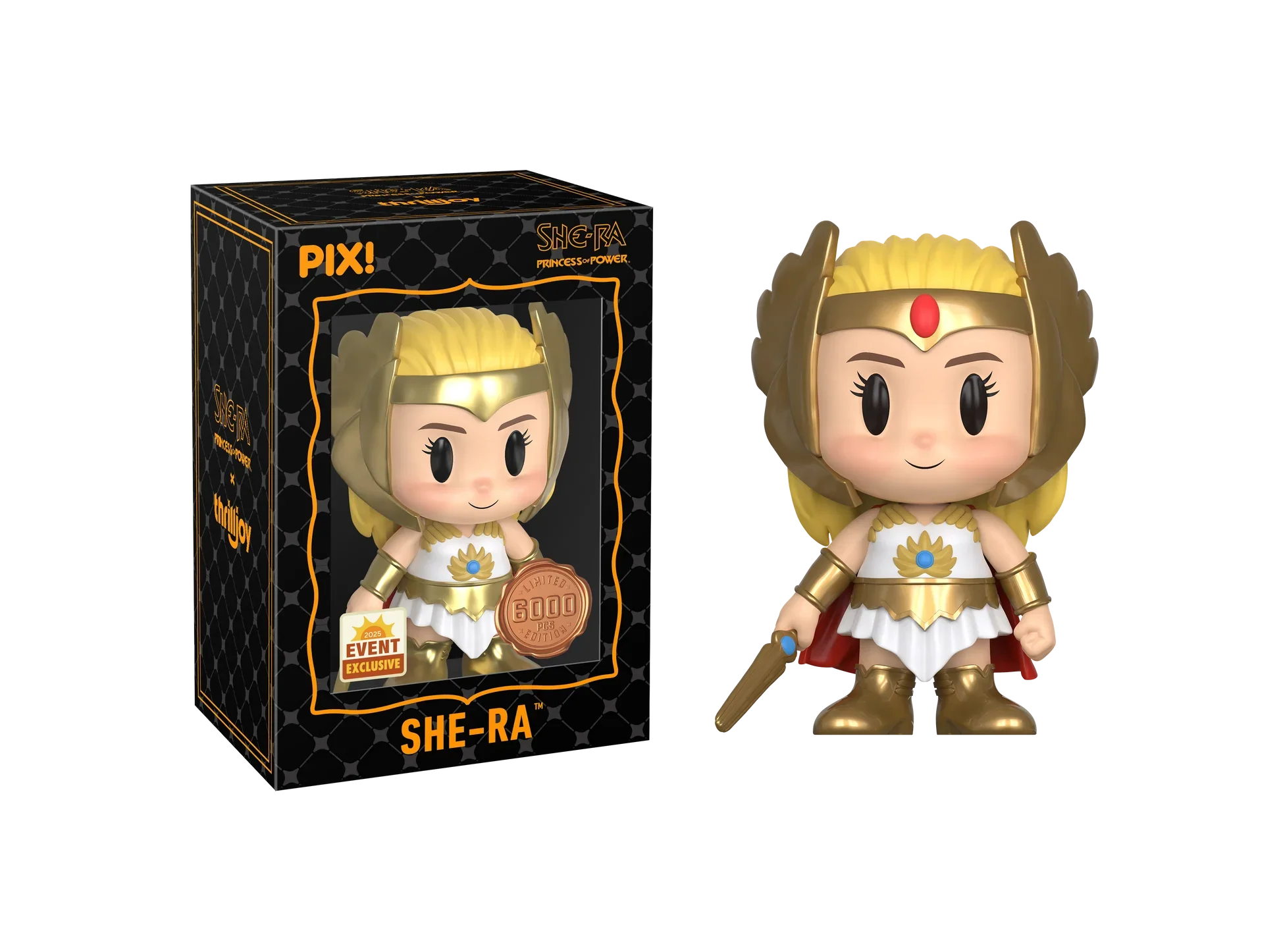 [Thrilljoy] [EXCLUSIVE] She-Ra and the Princess of Power - She-Ra LE6000 PIX Vinyl Figure (1 in 6 Chance at Chase)